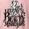 "Let Beauty Misbehave" Heavyweight Unisex Crewneck T-shirt
