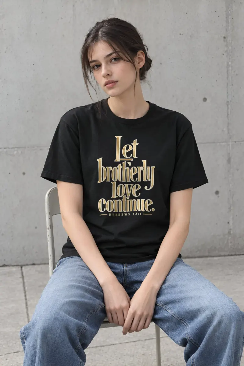 "Let Brotherly Love Continue" Heavyweight Unisex Crewneck T-shirt