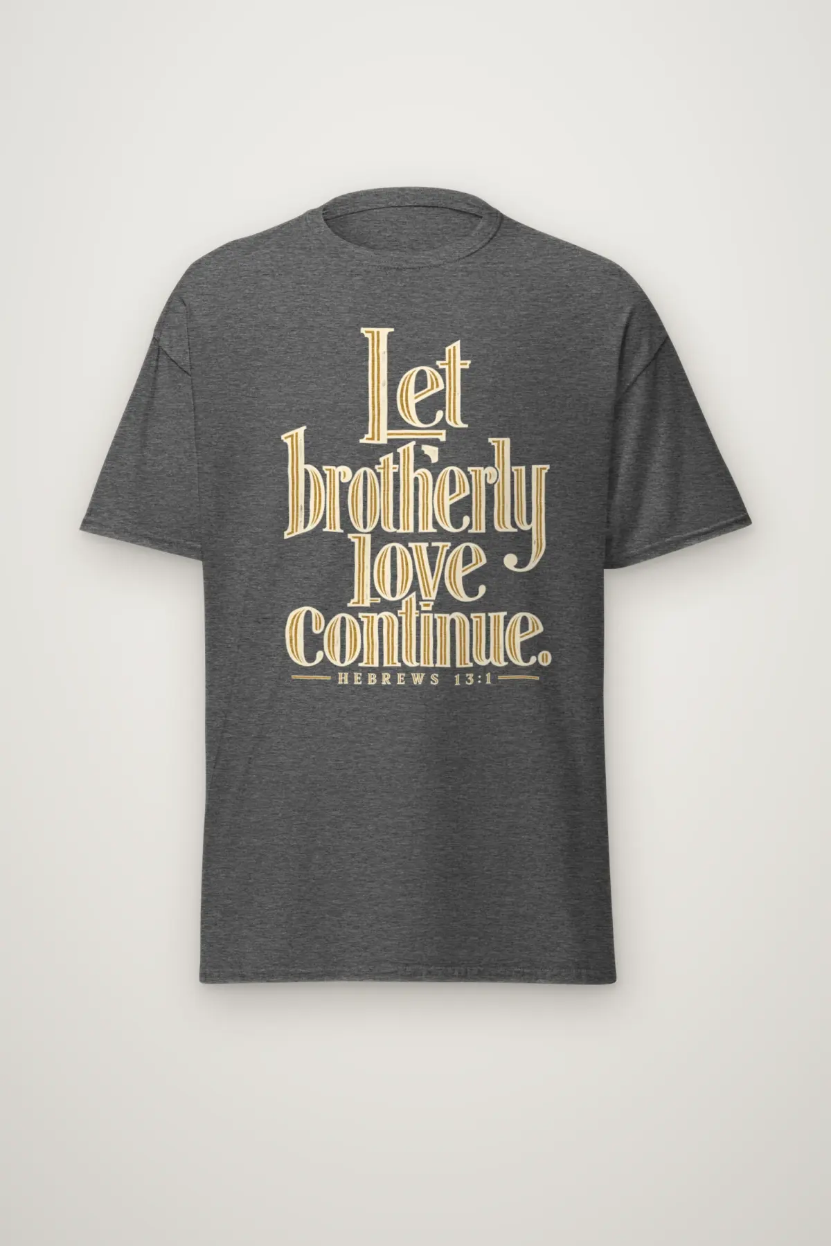"Let Brotherly Love Continue" Heavyweight Unisex Crewneck T-shirt