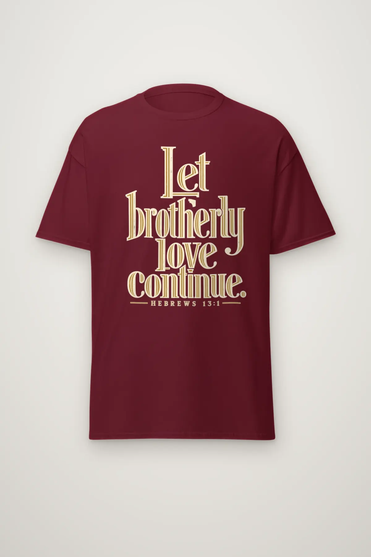 "Let Brotherly Love Continue" Heavyweight Unisex Crewneck T-shirt