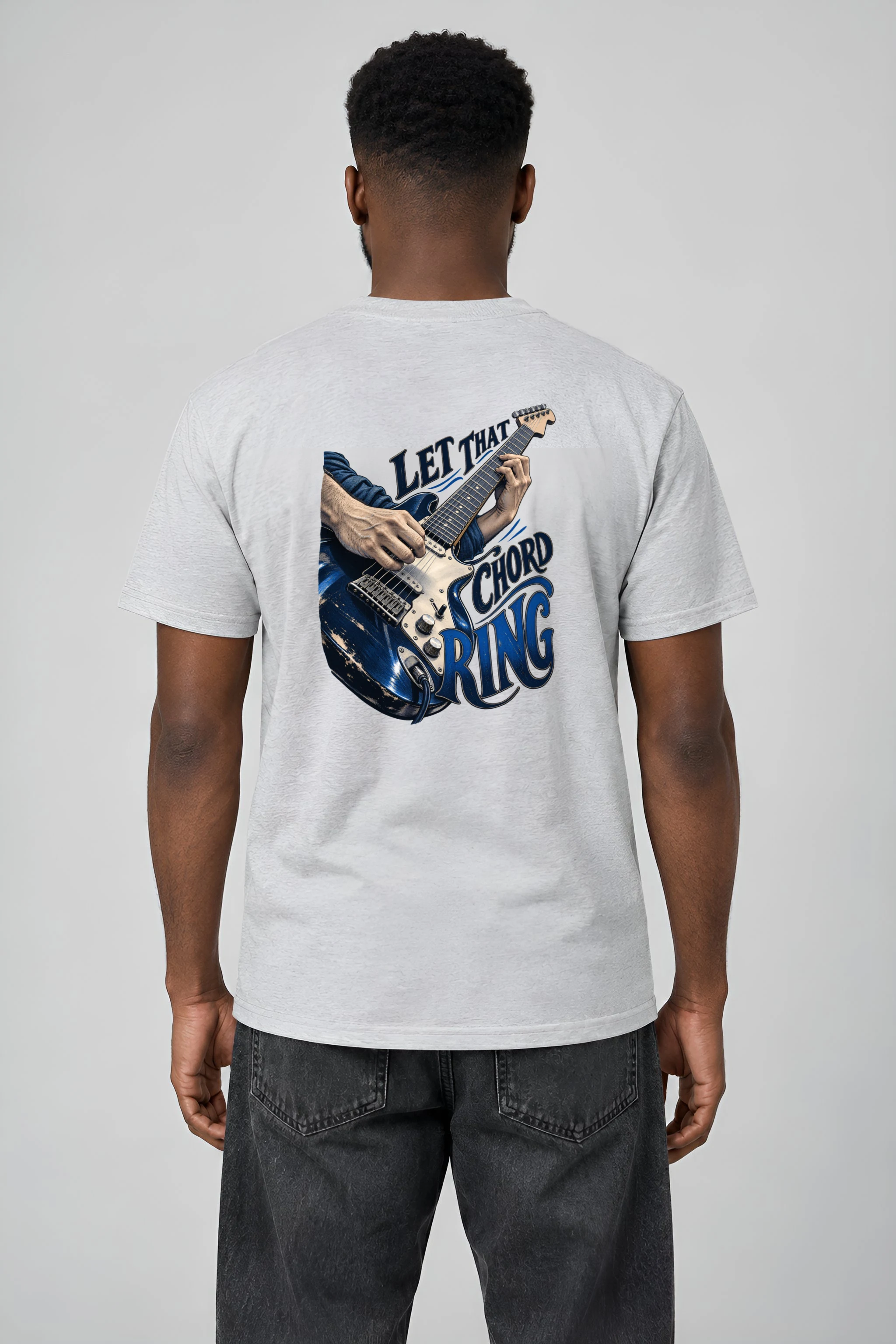 "Let That Chord Ring" Heavyweight Unisex Crewneck T-shirt