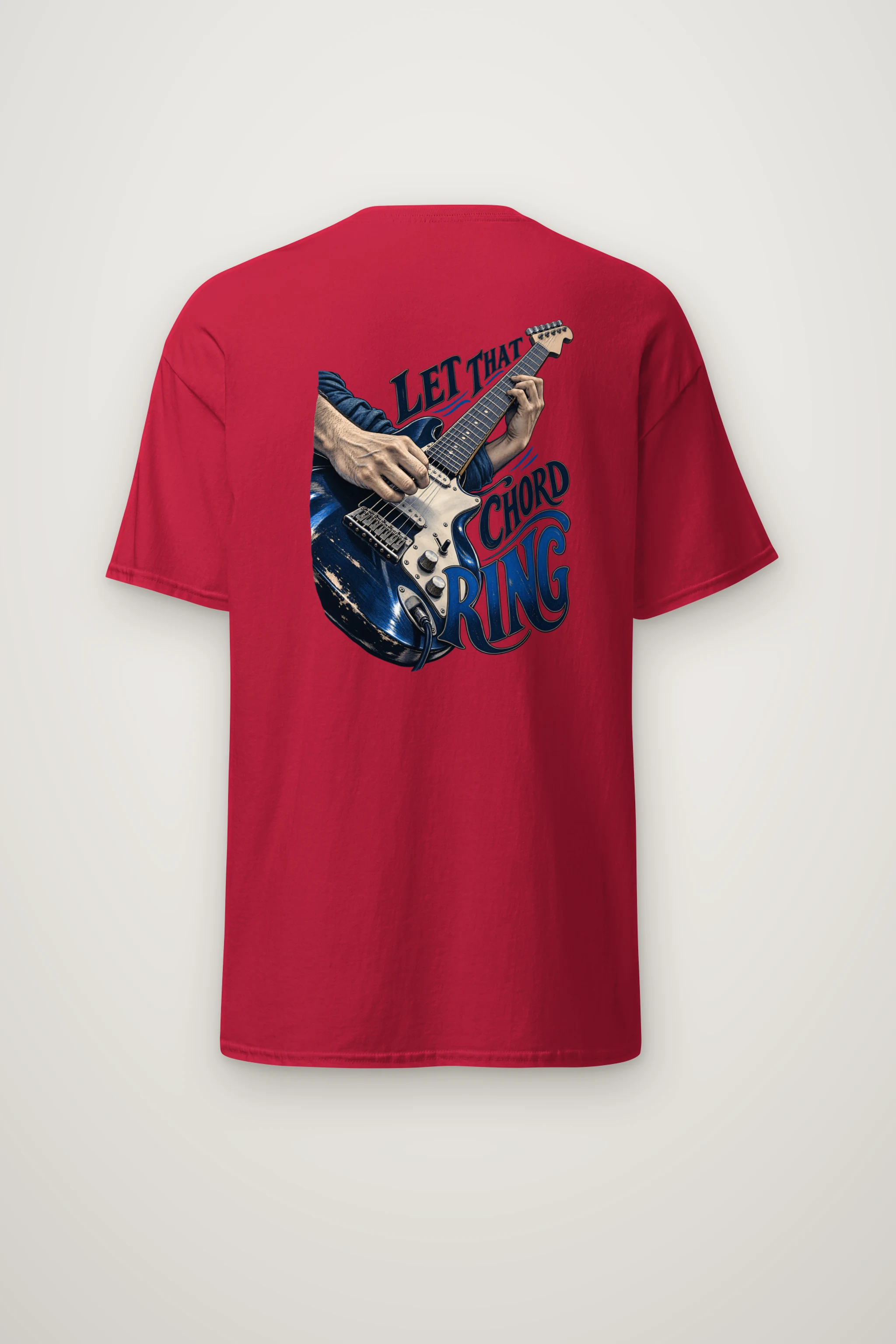 "Let That Chord Ring" Heavyweight Unisex Crewneck T-shirt