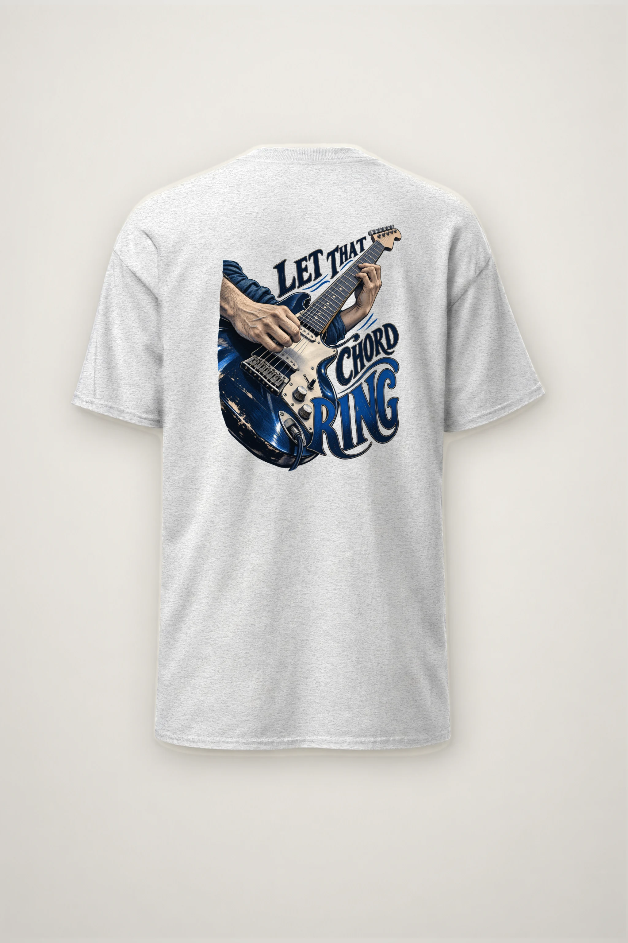 "Let That Chord Ring" Heavyweight Unisex Crewneck T-shirt