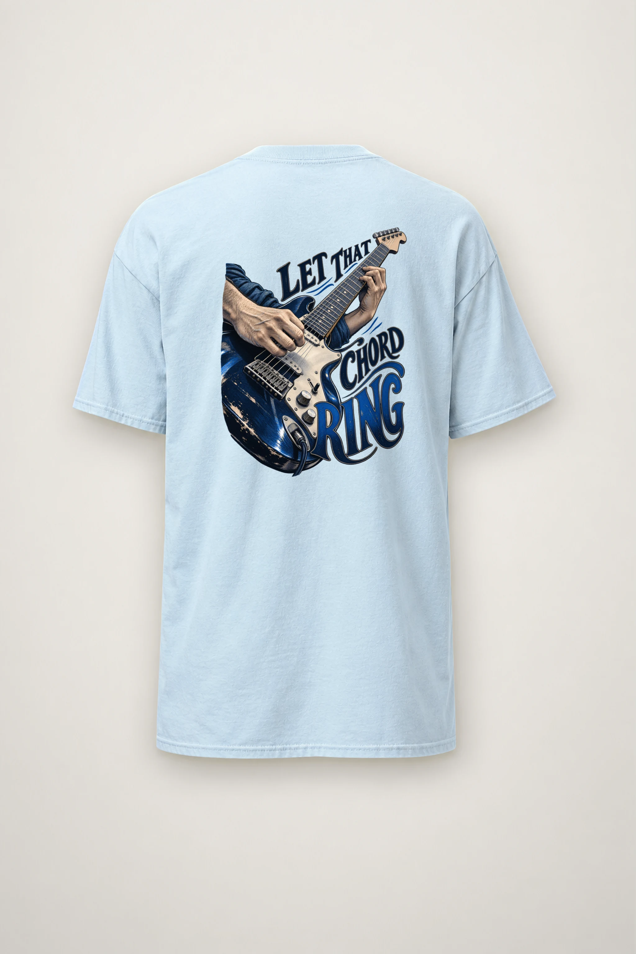 "Let That Chord Ring" Heavyweight Unisex Crewneck T-shirt
