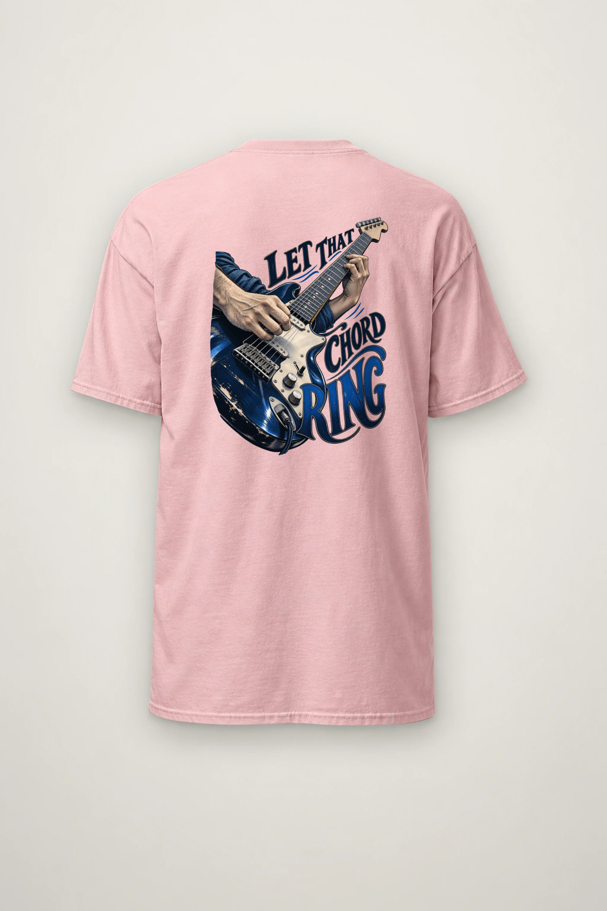 "Let That Chord Ring" Heavyweight Unisex Crewneck T-shirt