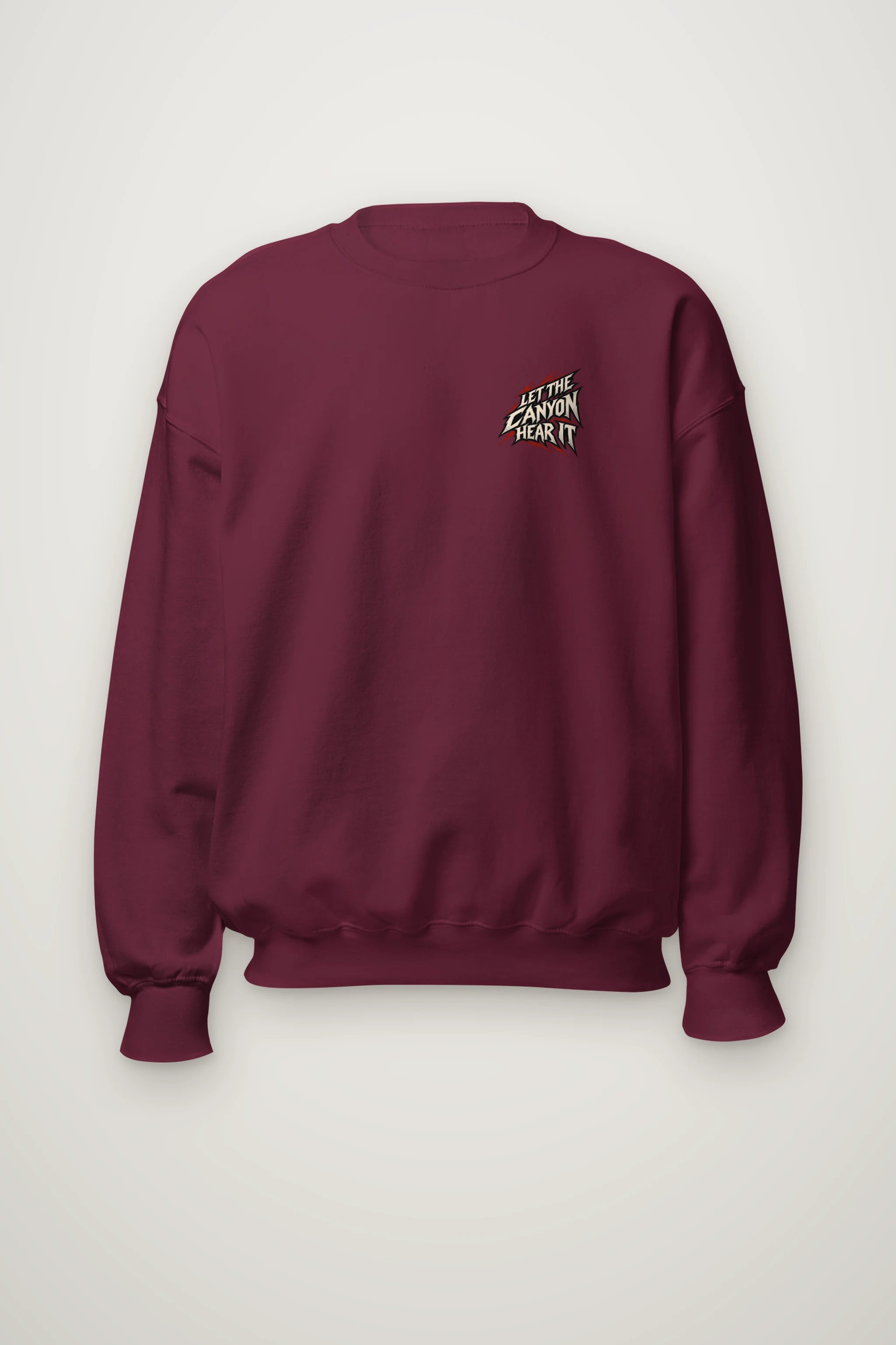 "Let the Canyon Hear It" Heavy Blend Unisex Crewneck Sweatshirt
