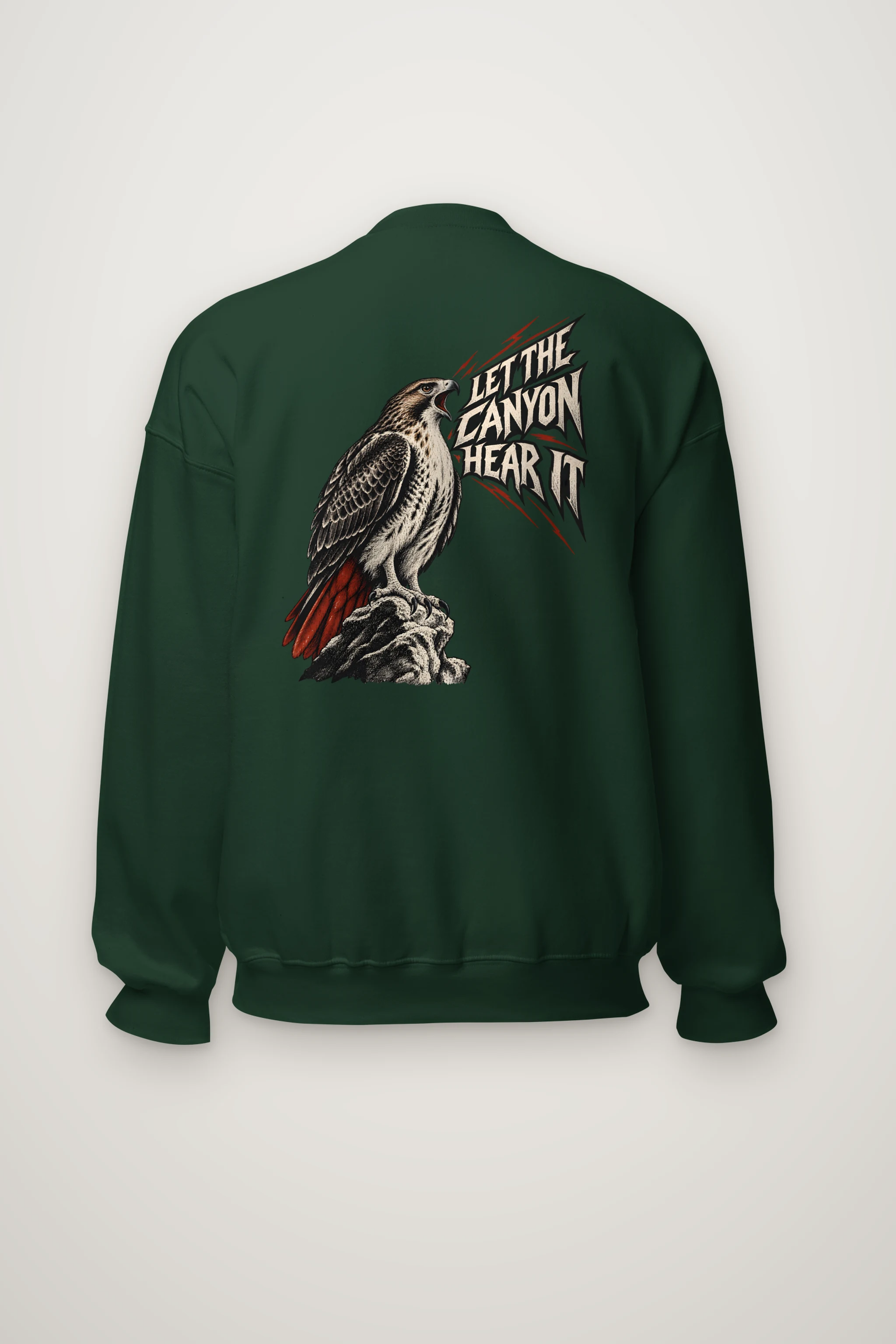 "Let the Canyon Hear It" Heavy Blend Unisex Crewneck Sweatshirt