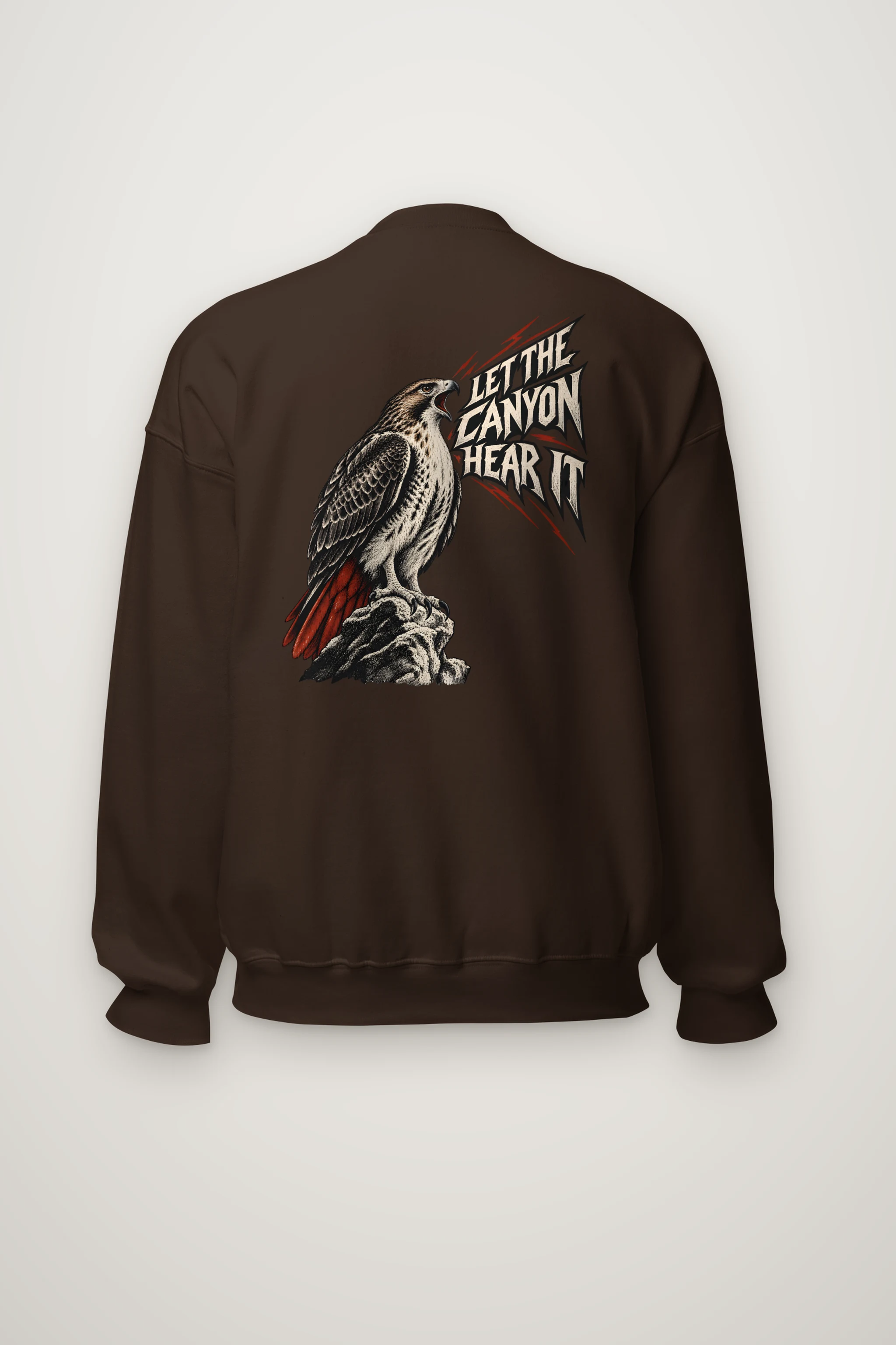 "Let the Canyon Hear It" Heavy Blend Unisex Crewneck Sweatshirt