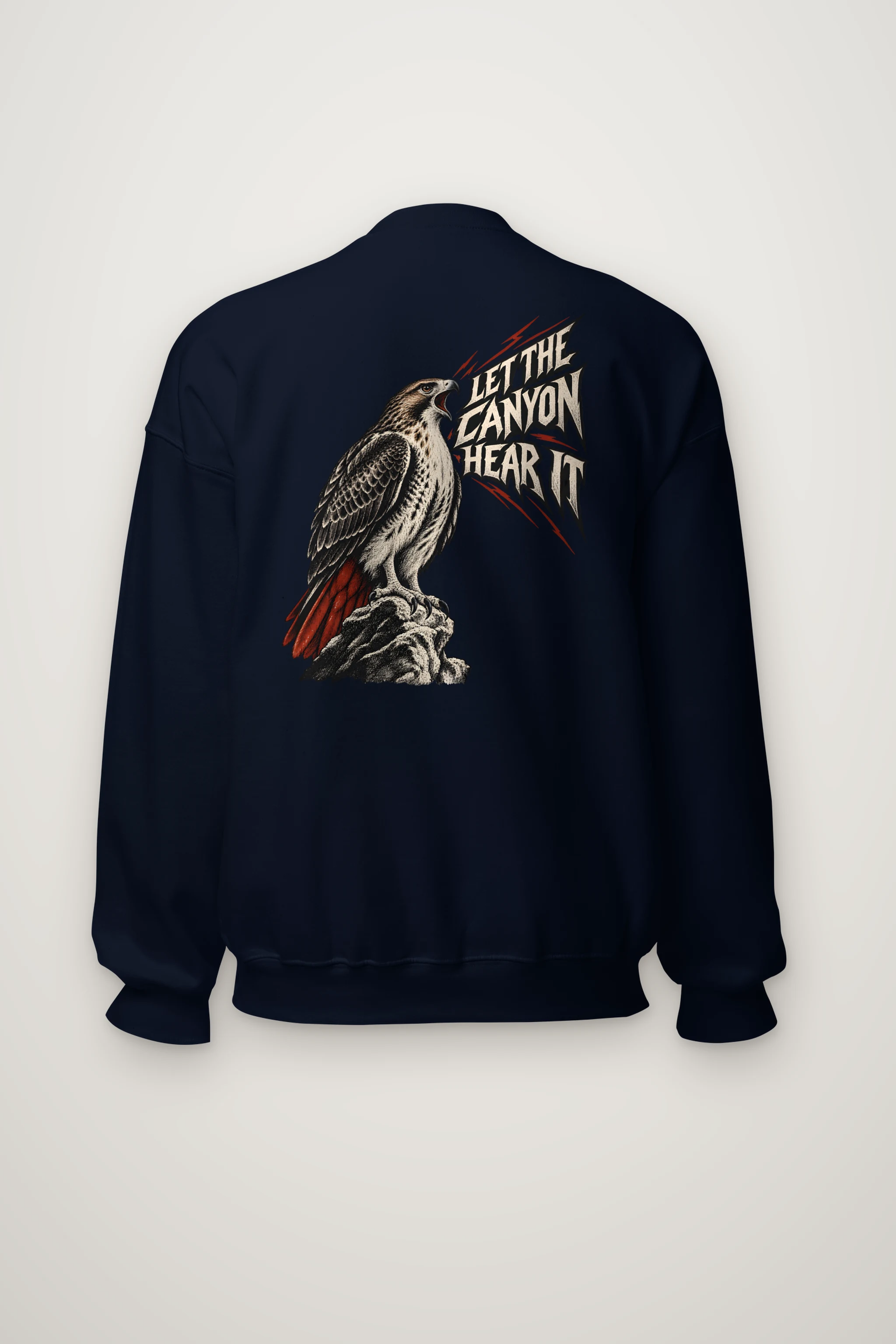 "Let the Canyon Hear It" Heavy Blend Unisex Crewneck Sweatshirt