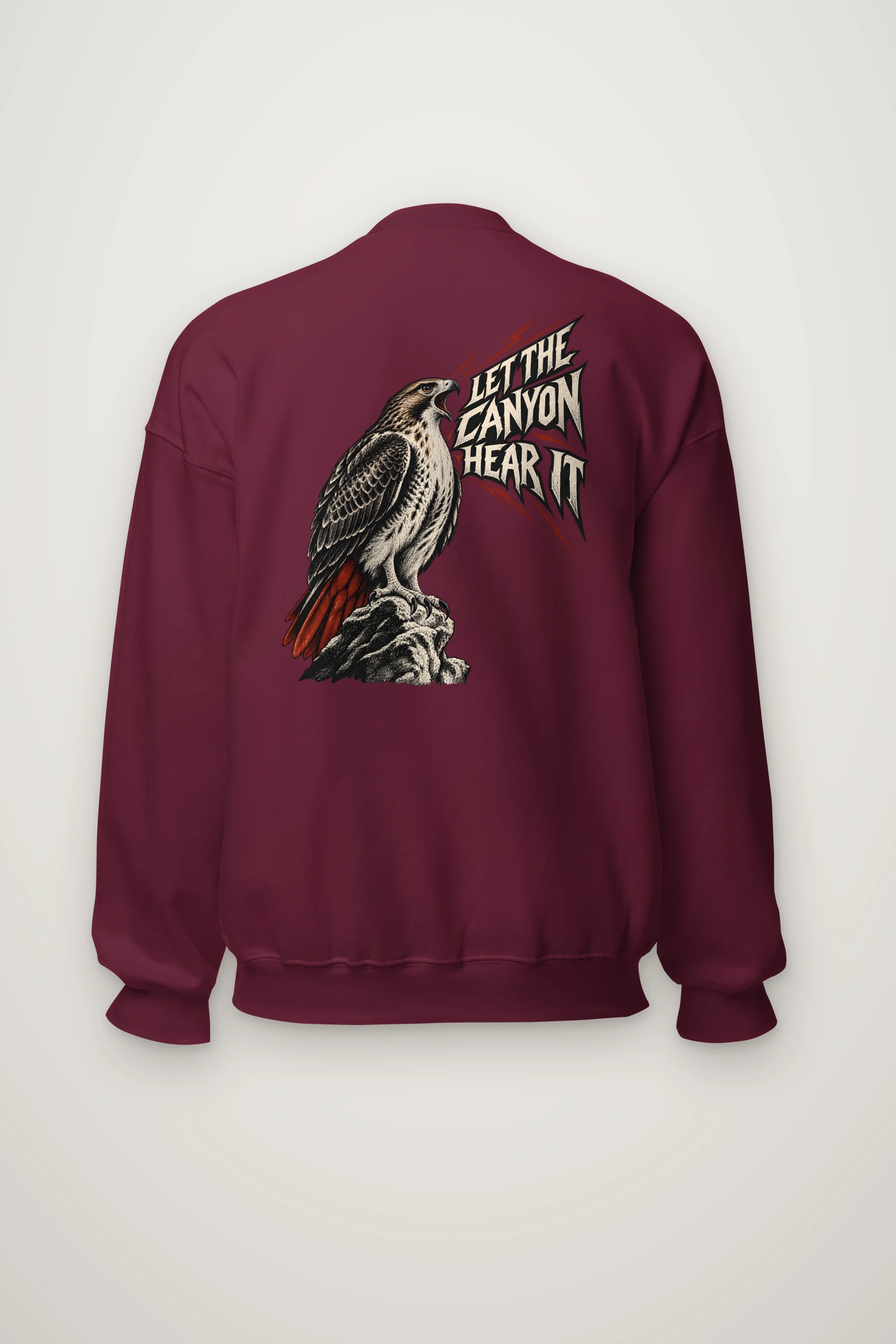 "Let the Canyon Hear It" Heavy Blend Unisex Crewneck Sweatshirt