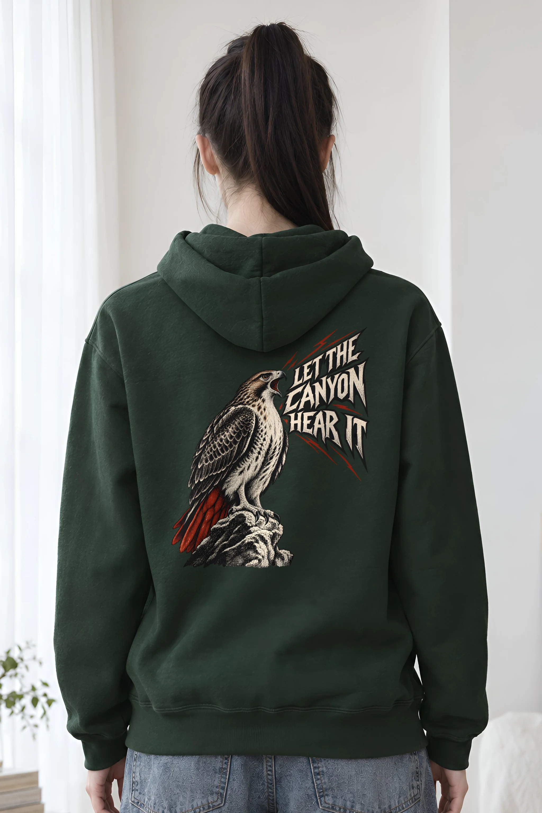 "Let the Canyon Hear It" Heavy Blend Unisex Pullover Hoodie