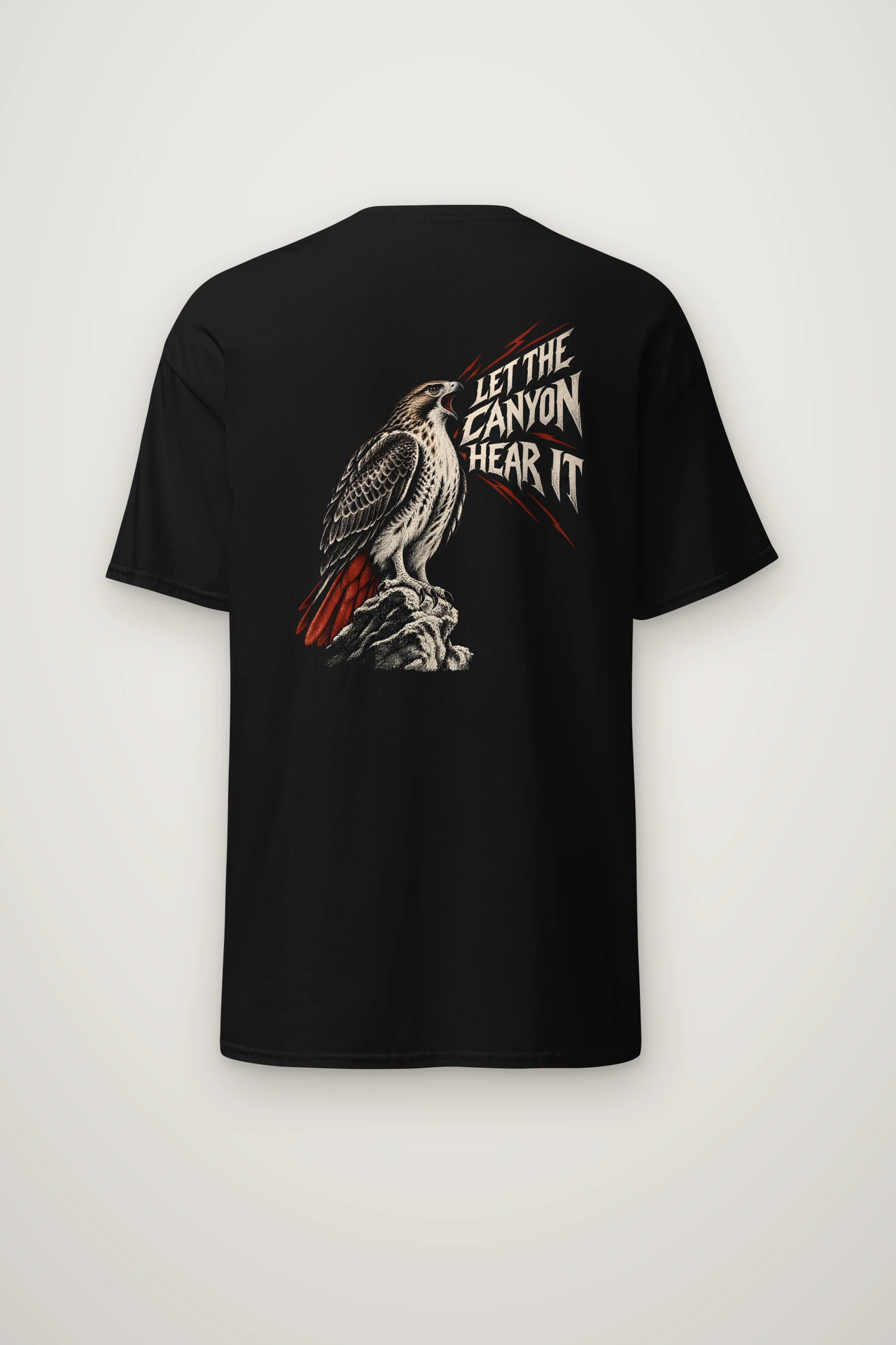 "Let the Canyon Hear It" Heavyweight Unisex Crewneck T-shirt