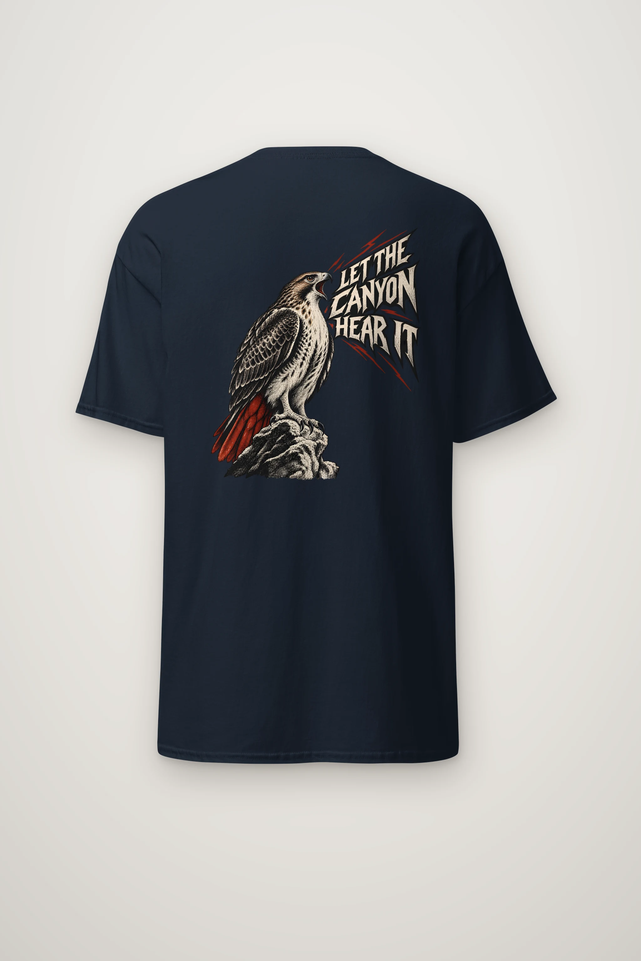 "Let the Canyon Hear It" Heavyweight Unisex Crewneck T-shirt