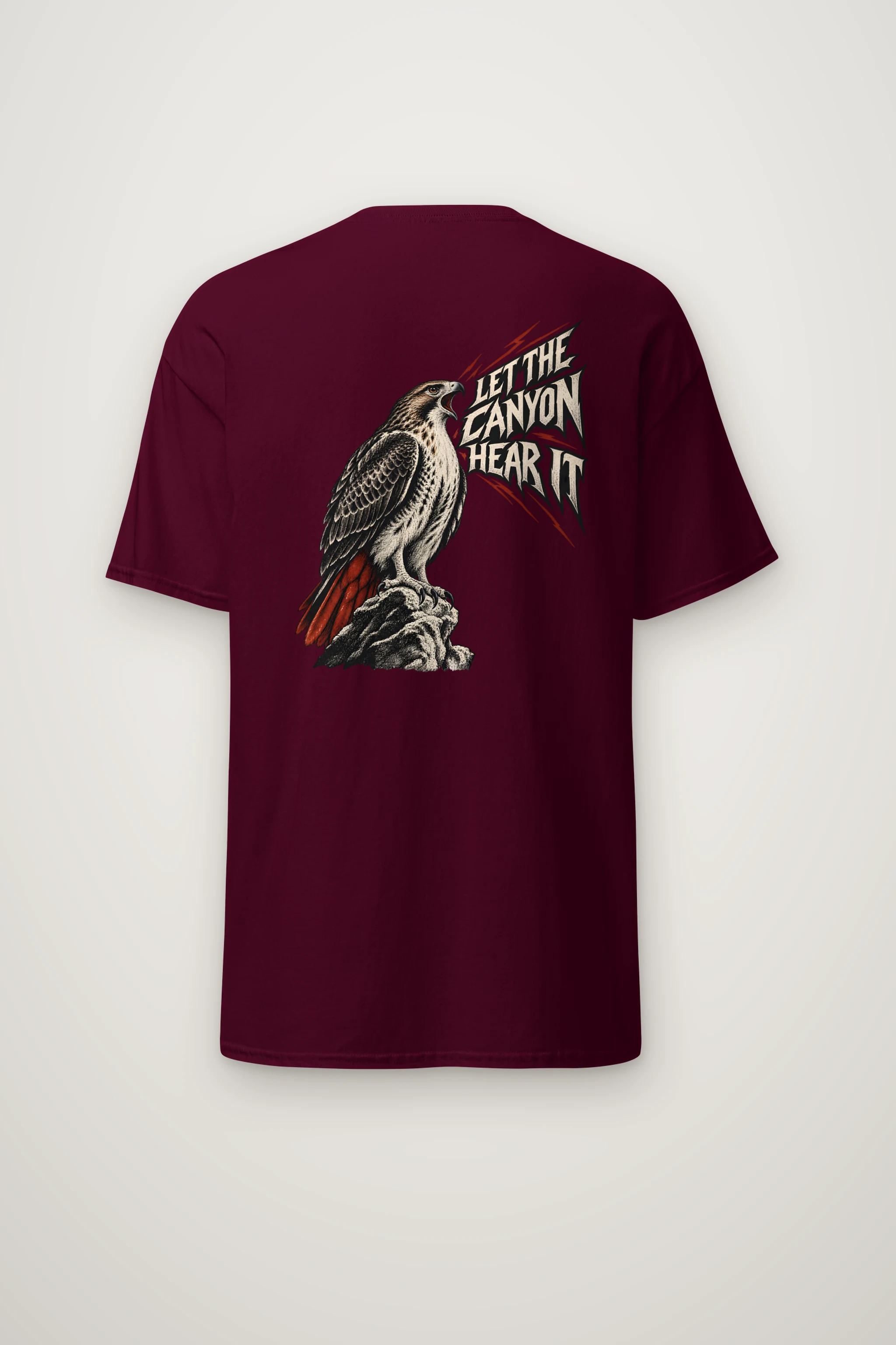 "Let the Canyon Hear It" Heavyweight Unisex Crewneck T-shirt