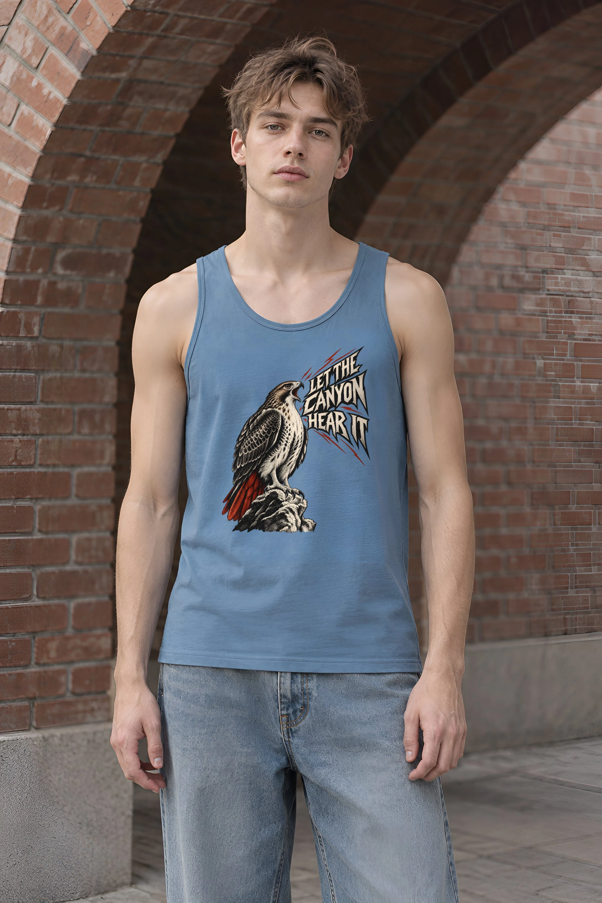 "Let the Canyon Hear It" Unisex Jersey Tank
