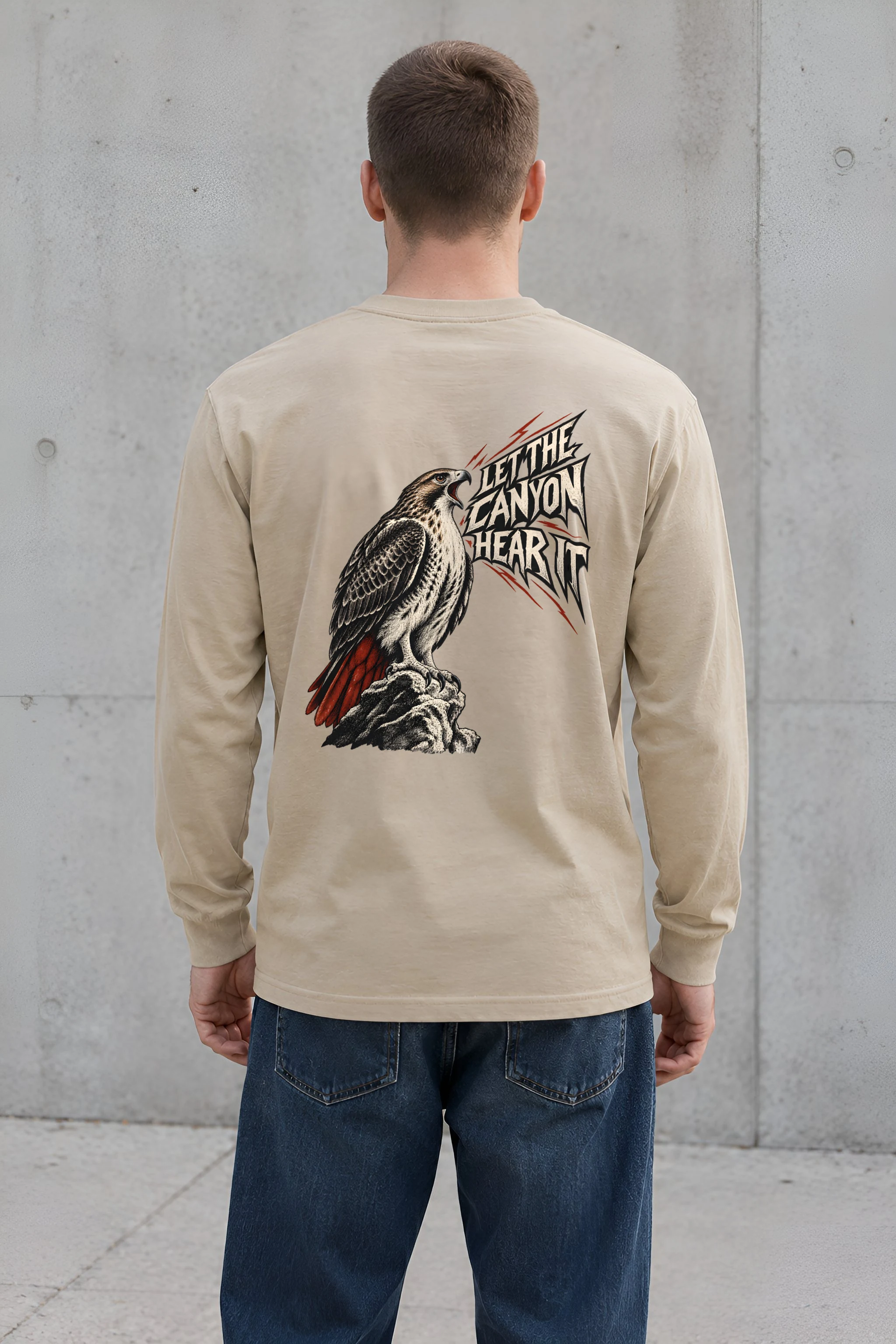 "Let the Canyon Hear It" Unisex Longsleeve T-shirt
