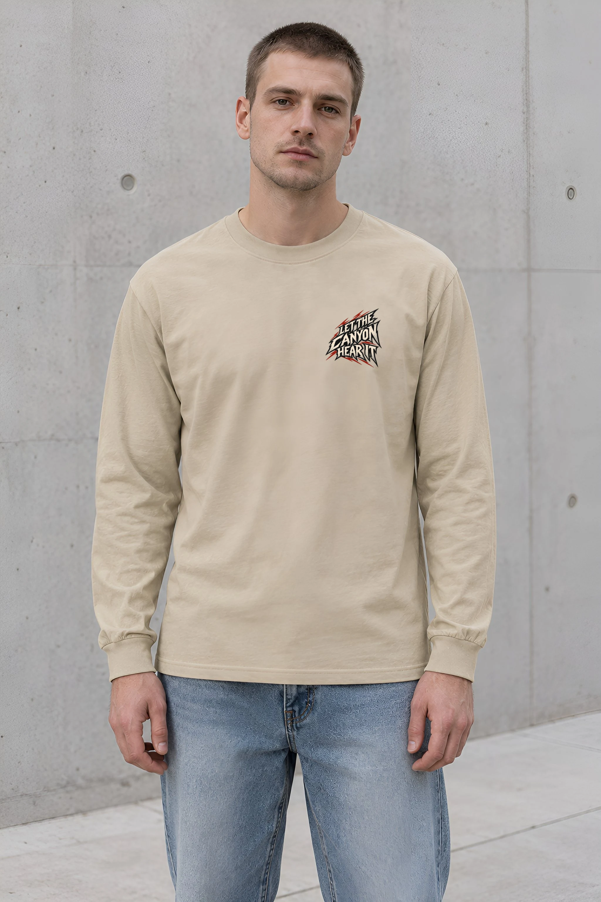 "Let the Canyon Hear It" Unisex Longsleeve T-shirt