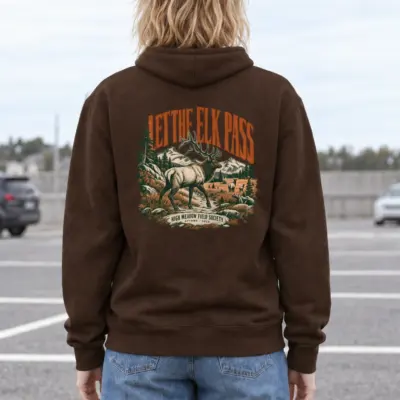"Let the Elk Pass" Heavy Blend Unisex Pullover Hoodie