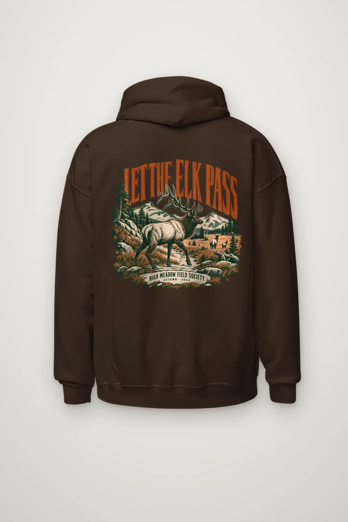 "Let the Elk Pass" Heavy Blend Unisex Pullover Hoodie