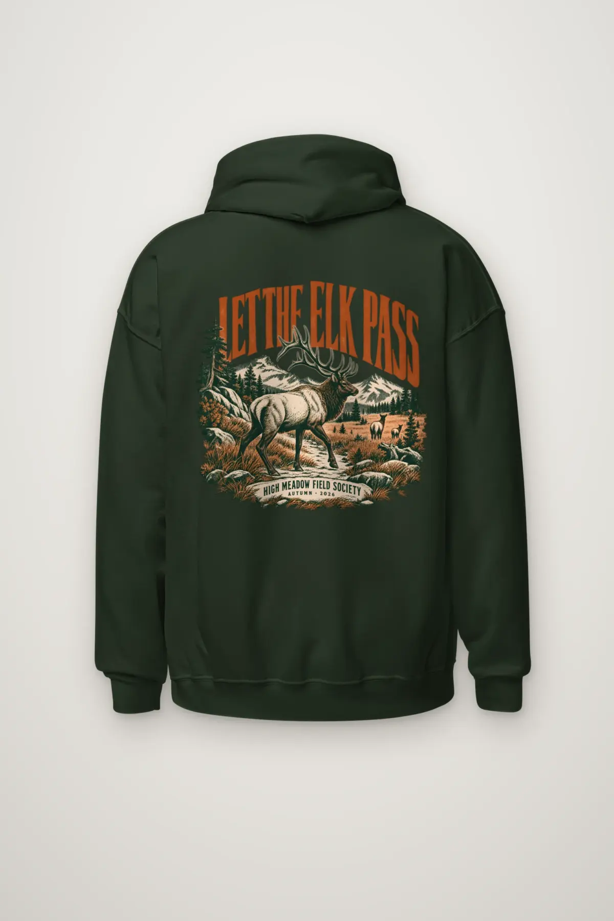 "Let the Elk Pass" Heavy Blend Unisex Pullover Hoodie