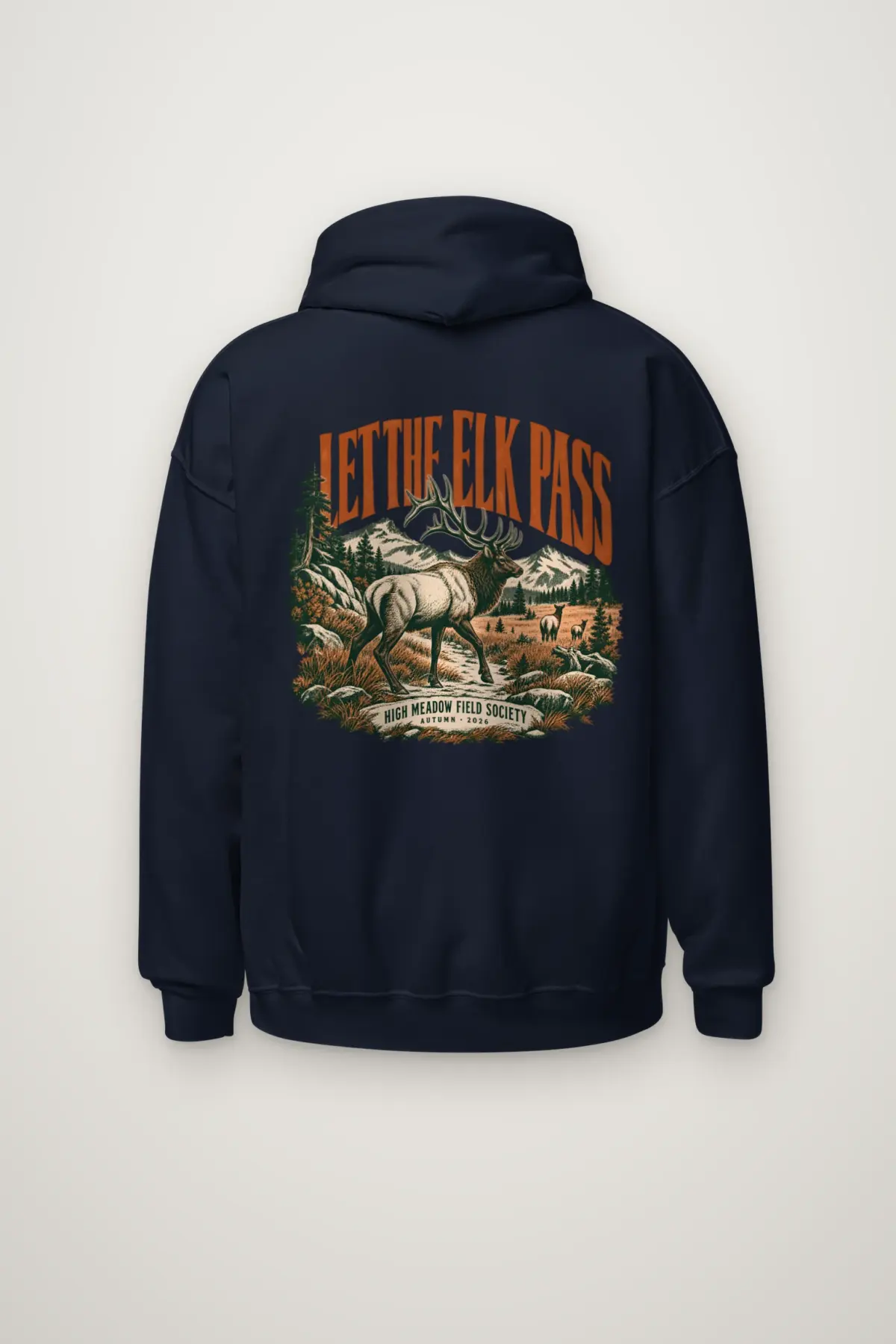 "Let the Elk Pass" Heavy Blend Unisex Pullover Hoodie