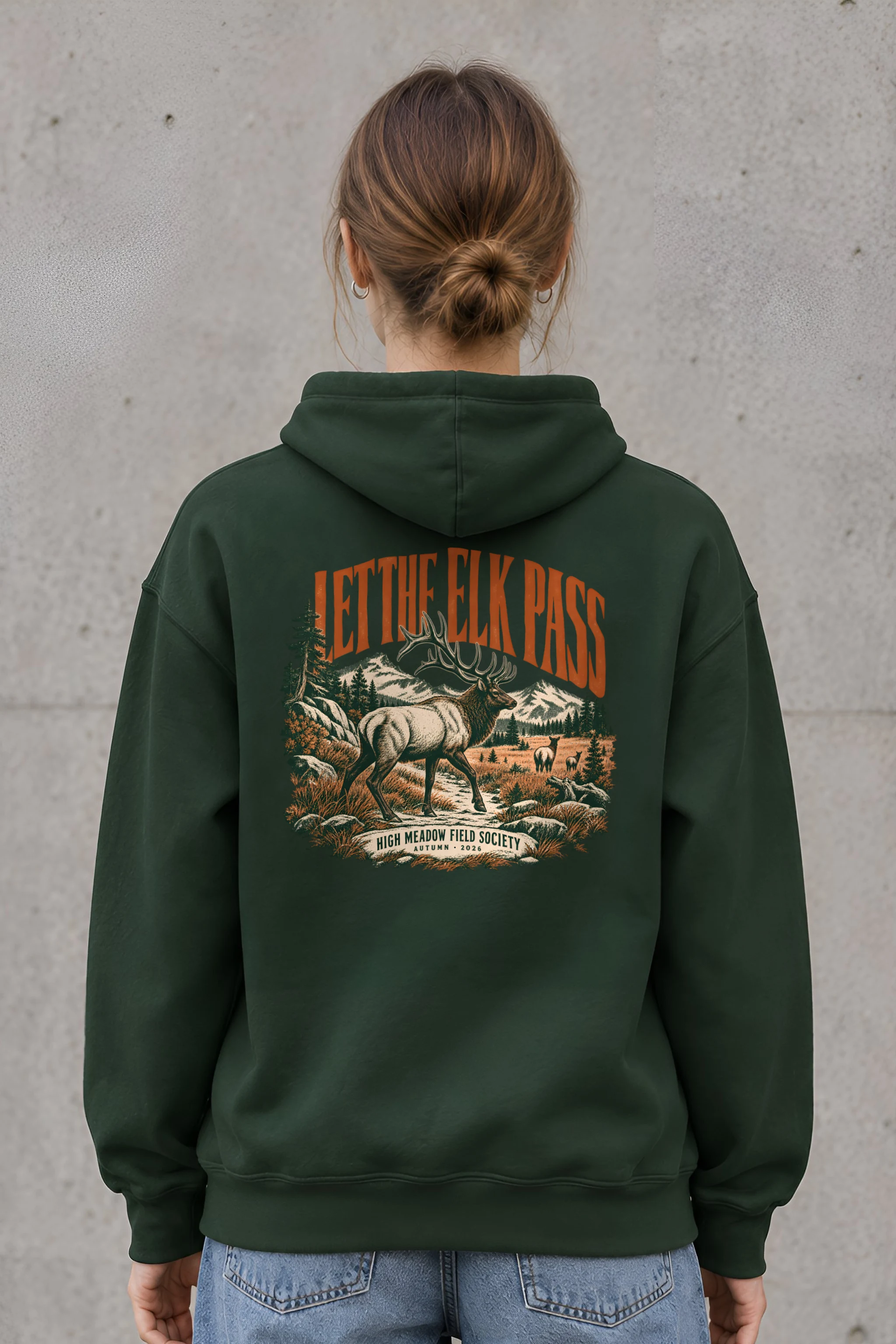 "Let the Elk Pass" Heavy Blend Unisex Pullover Hoodie