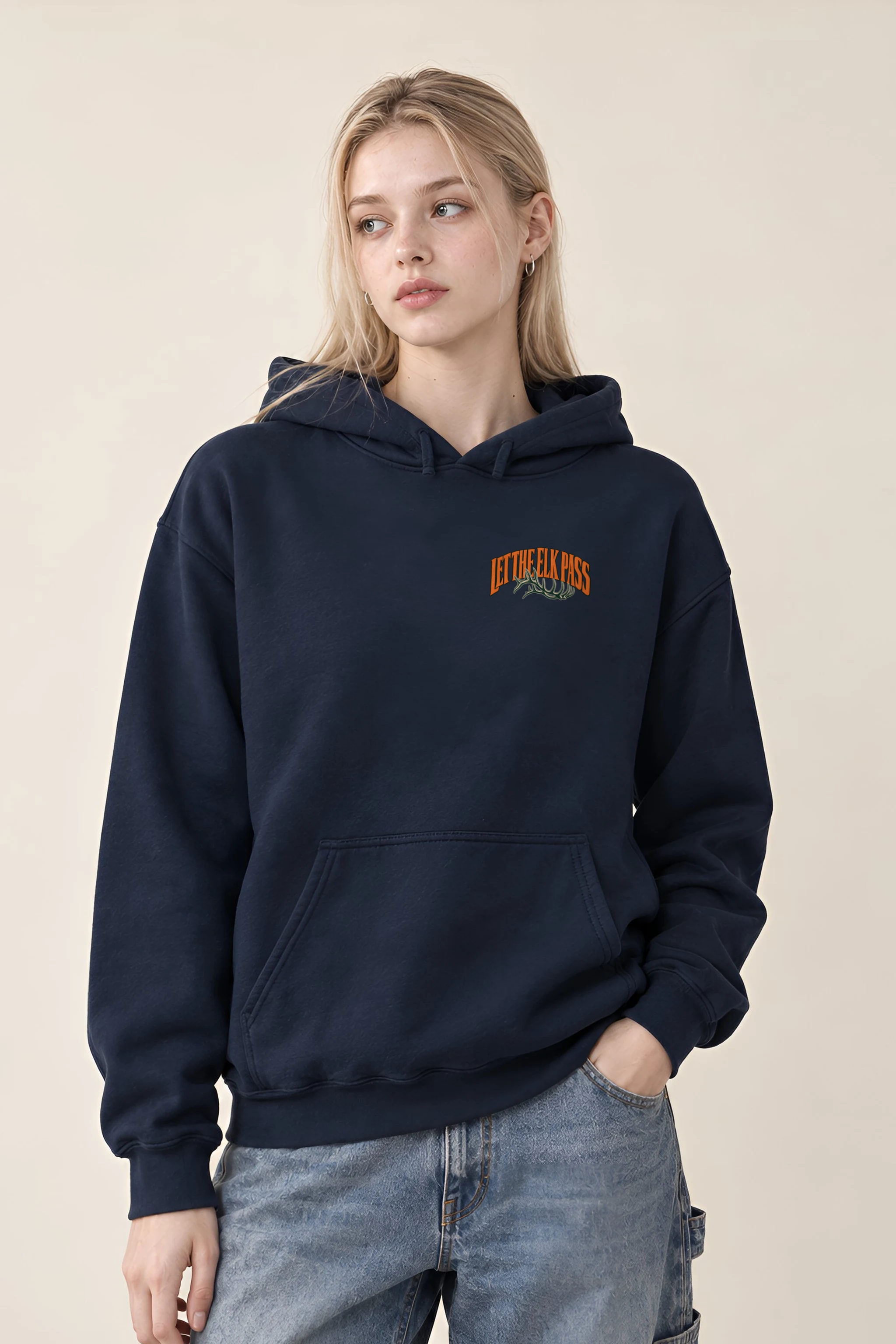 "Let the Elk Pass" Heavy Blend Unisex Pullover Hoodie