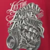 "Let the Engine Talk" Heavyweight Unisex Crewneck T-shirt