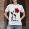 "Let the Rose Lean" Heavyweight Unisex Crewneck T-shirt