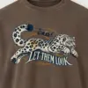 "Let Them Look" Men's Oversized Heavyweight Crewneck T-Shirt