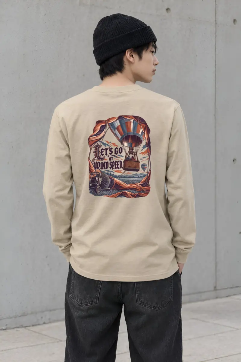 “Let’s Go at Wind Speed” Unisex Longsleeve T-shirt