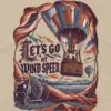 "Let's Go at Wind Speed" Unisex Longsleeve T-shirt