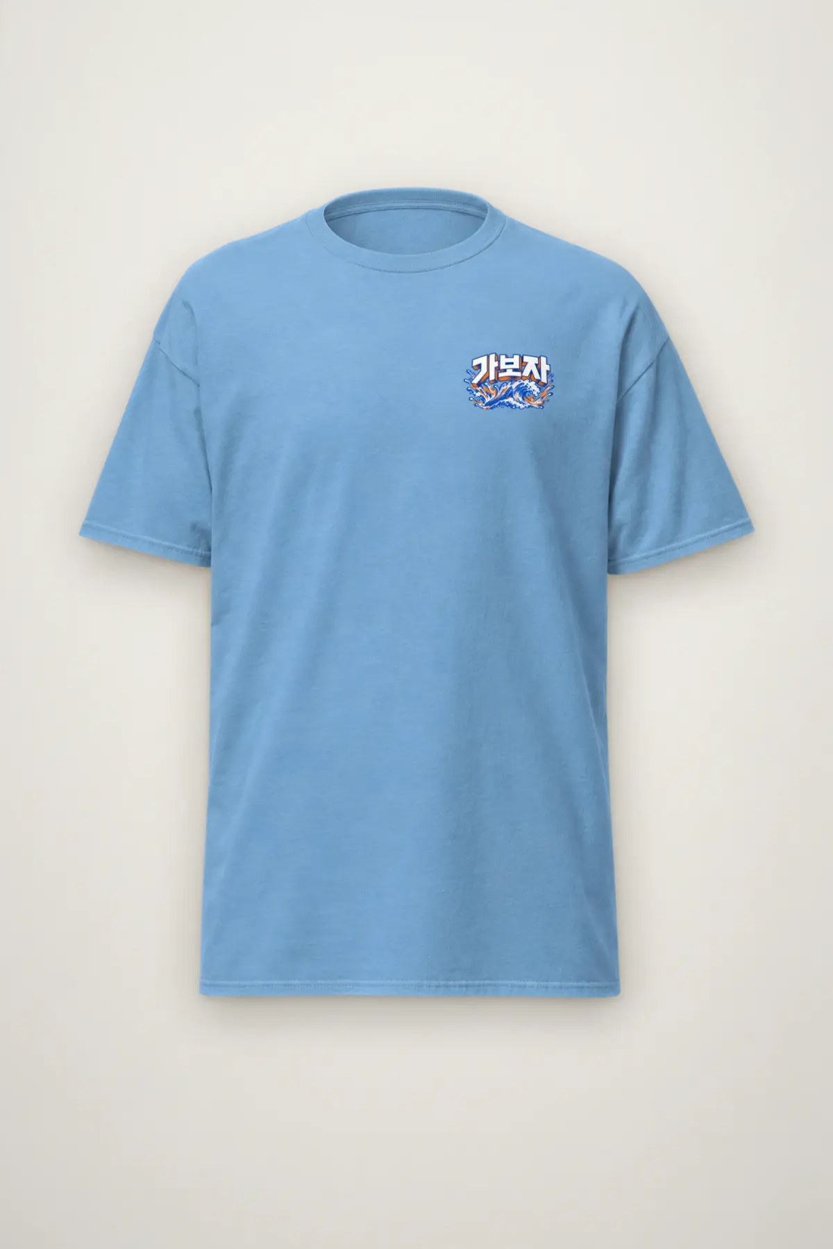 "Let's Go Dolphin" Heavyweight Unisex Crewneck T-shirt