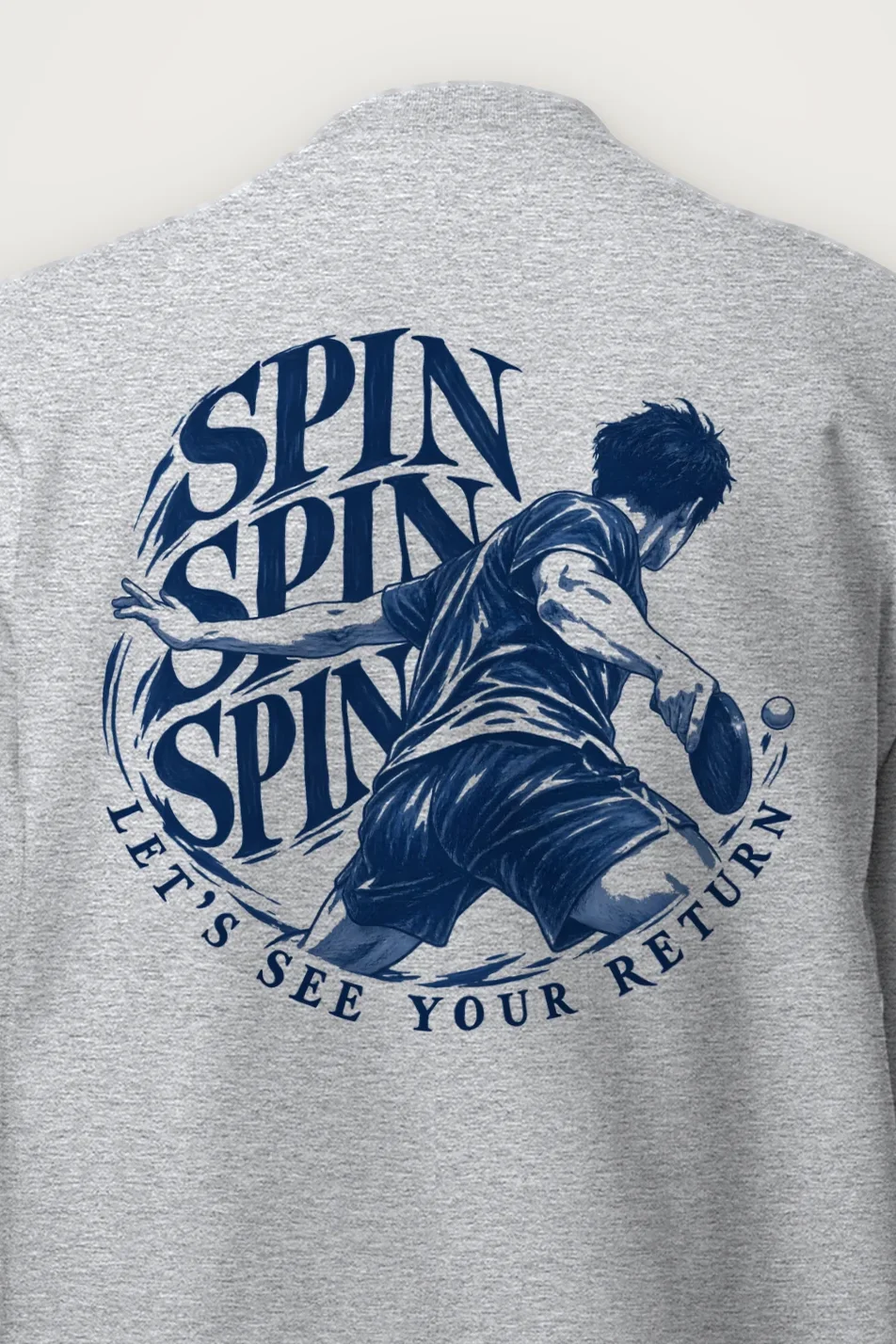 "Let’s See Your Return" Heavy Blend Unisex Crewneck Sweatshirt - the graphic up close