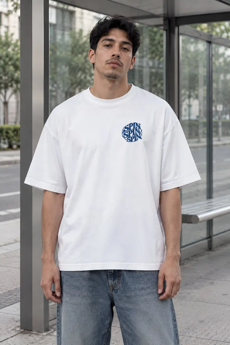 "Let's See Your Return" Unisex Oversized Heavyweight Crewneck T-Shirt