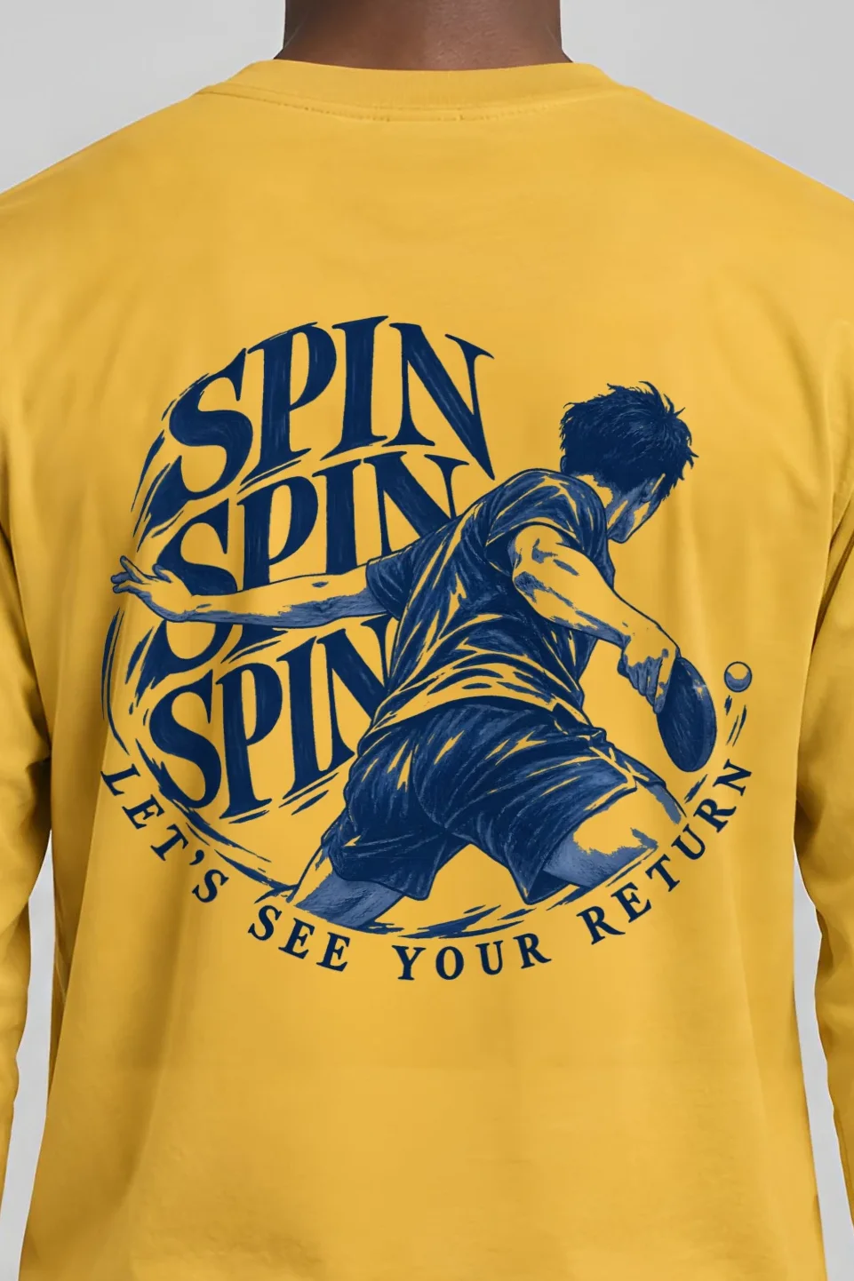 "Let’s See Your Return" Unisex Longsleeve T-shirt - the graphic up close