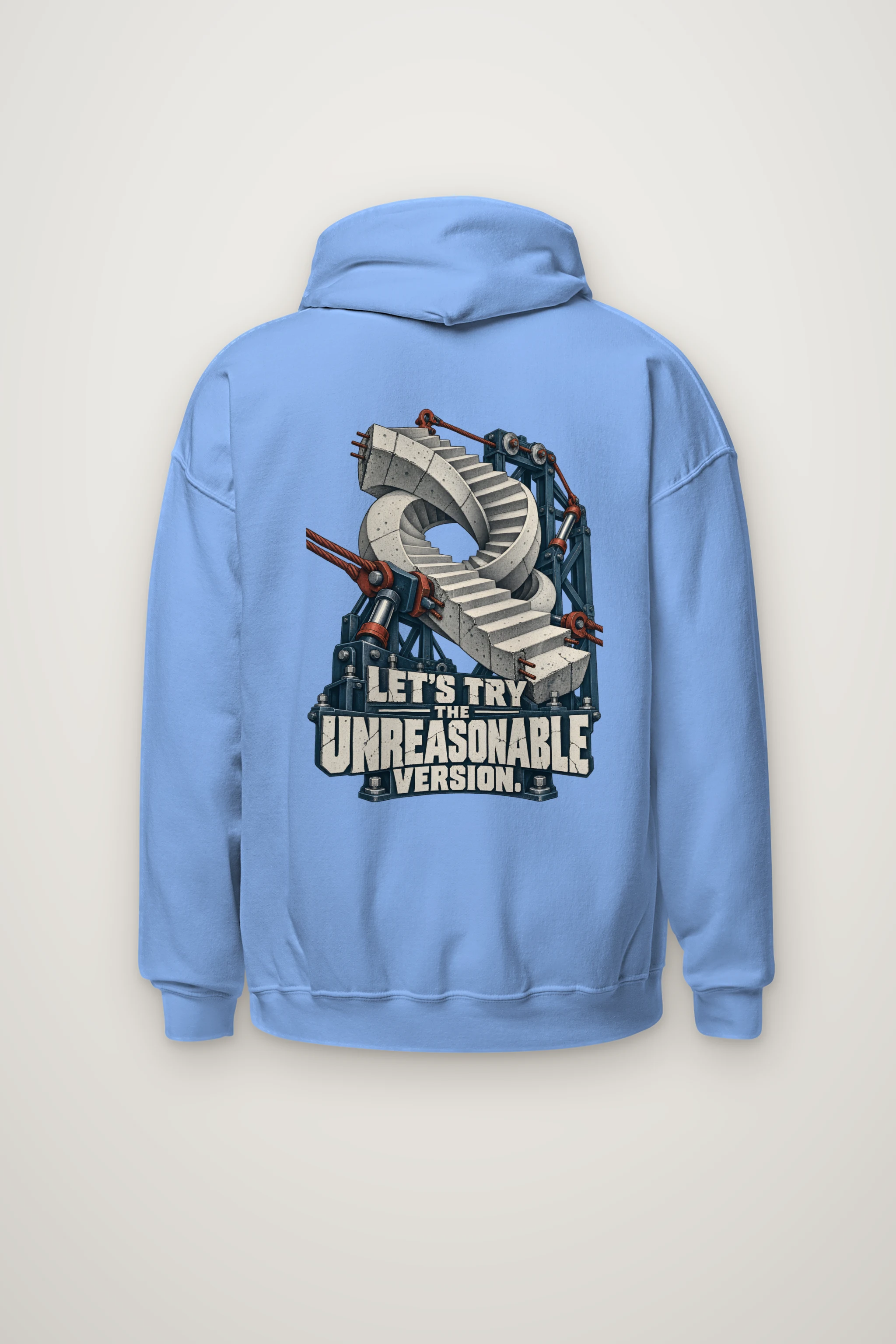 "Let's Try the Unreasonable Version" Heavy Blend Unisex Pullover Hoodie