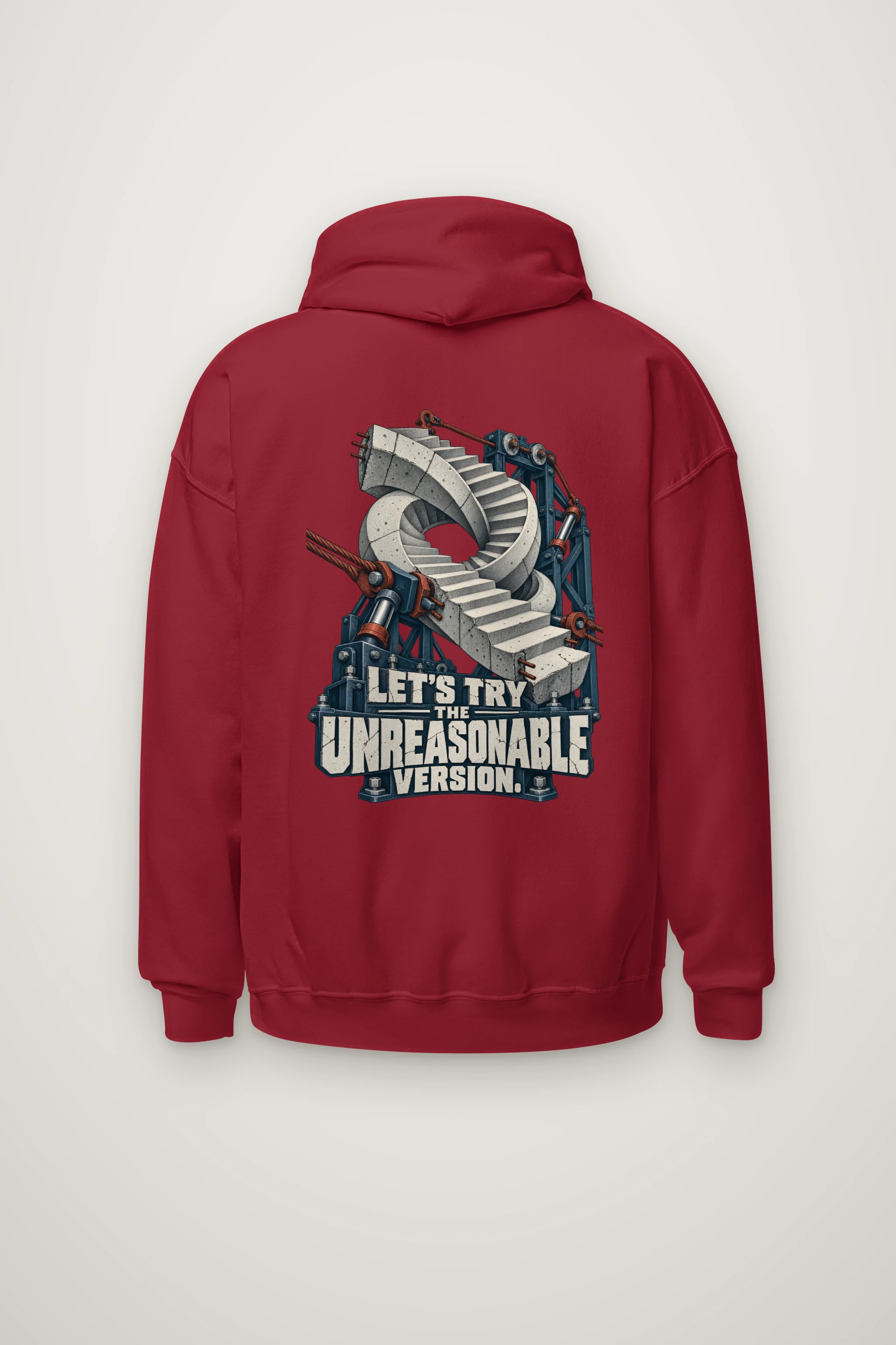 "Let's Try the Unreasonable Version" Heavy Blend Unisex Pullover Hoodie