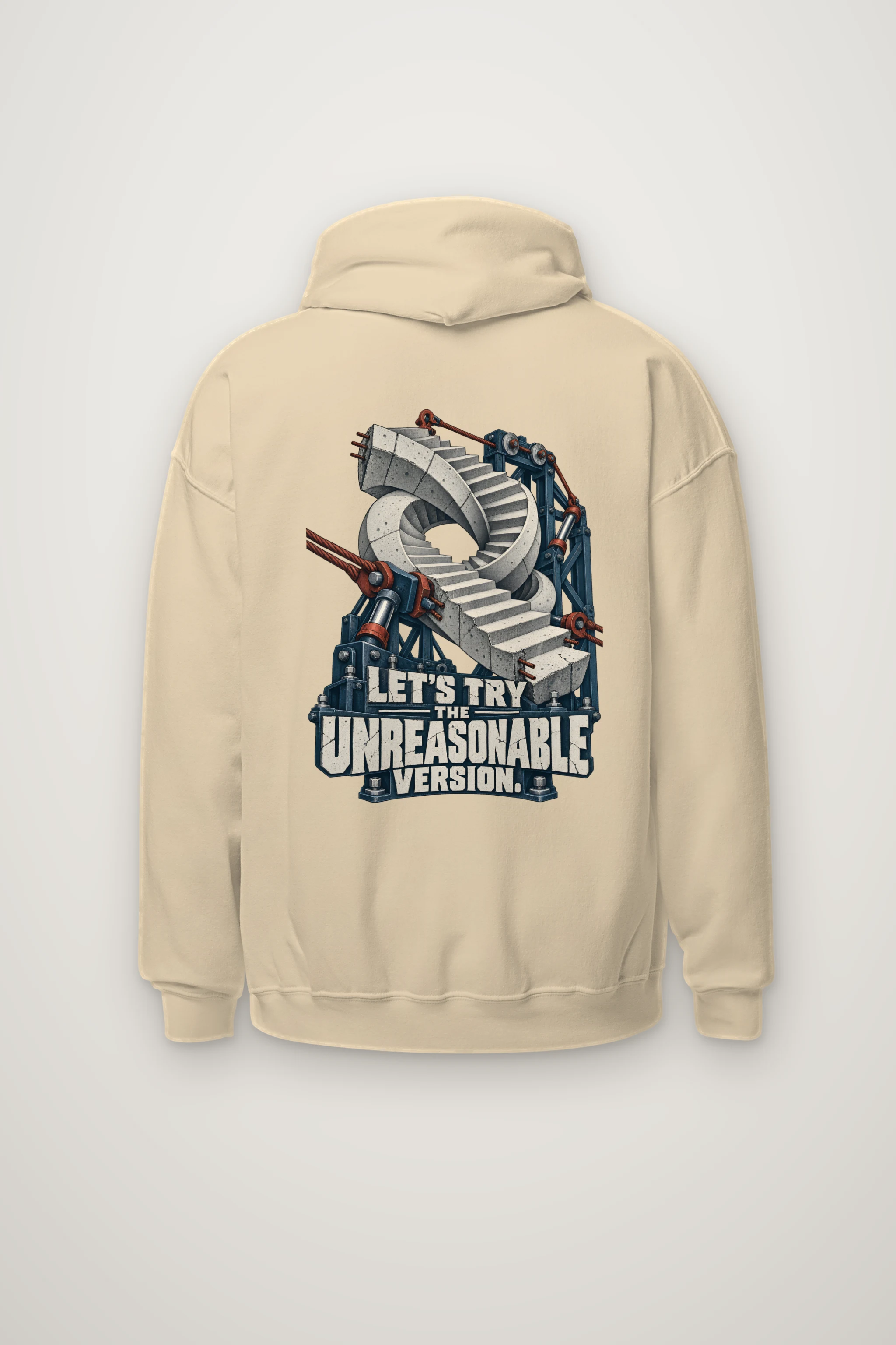 "Let's Try the Unreasonable Version" Heavy Blend Unisex Pullover Hoodie