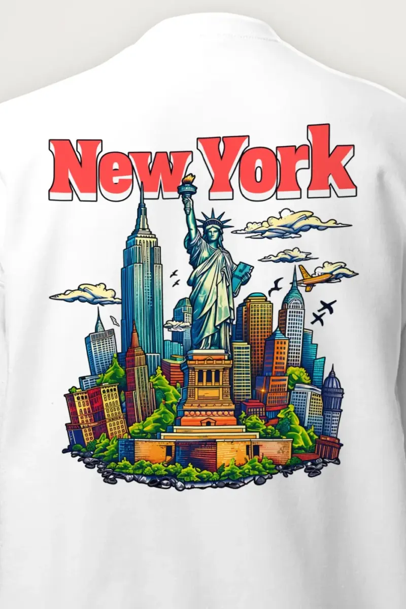 "Liberty City Pop" Heavy Blend Unisex Crewneck Sweatshirt