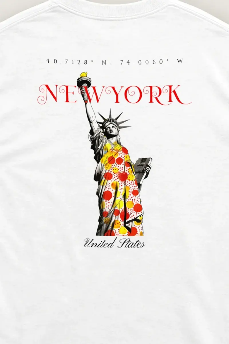"Liberty New York Coordinates" Unisex Longsleeve T-shirt