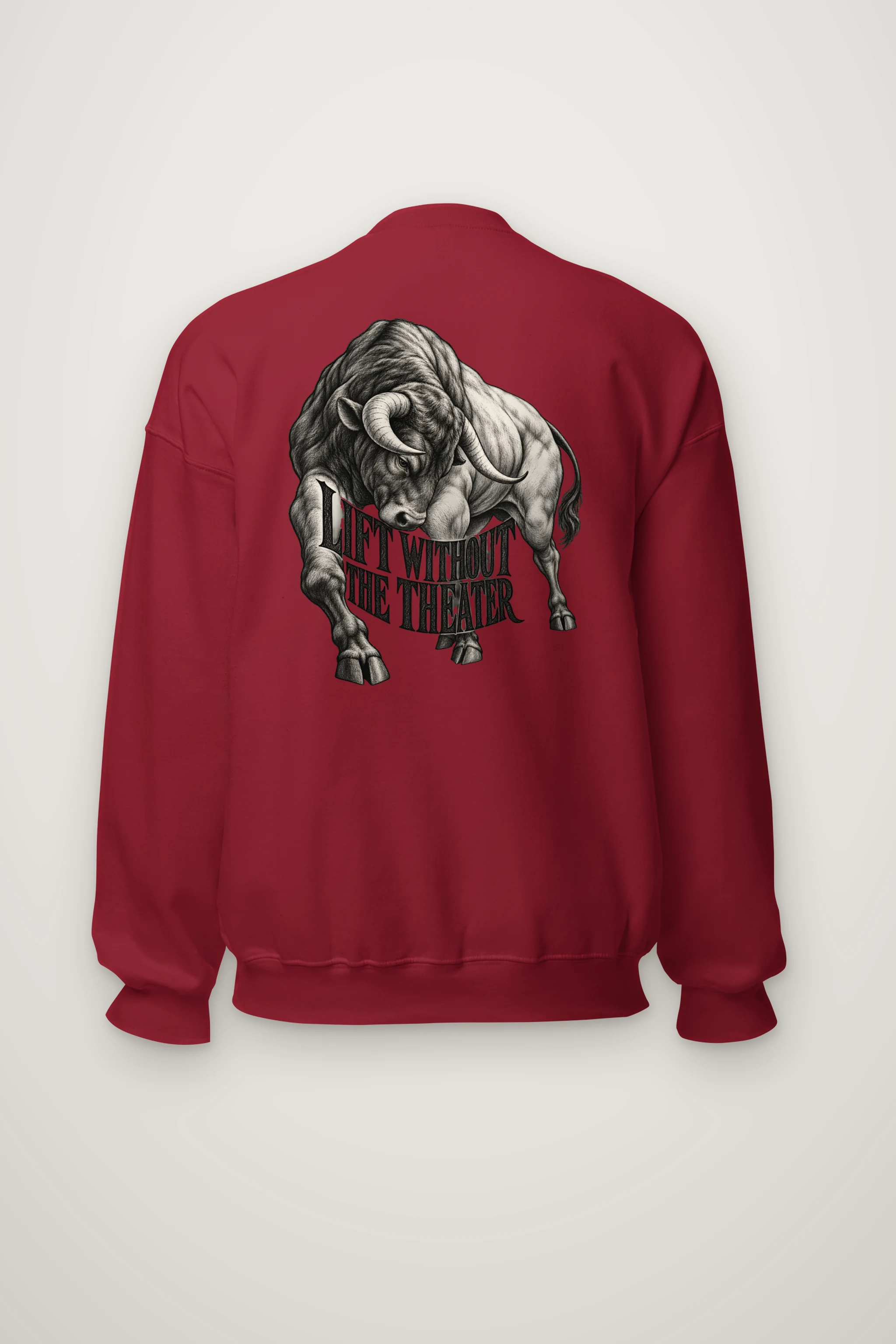"Lift Without the Theater" Heavy Blend Unisex Crewneck Sweatshirt