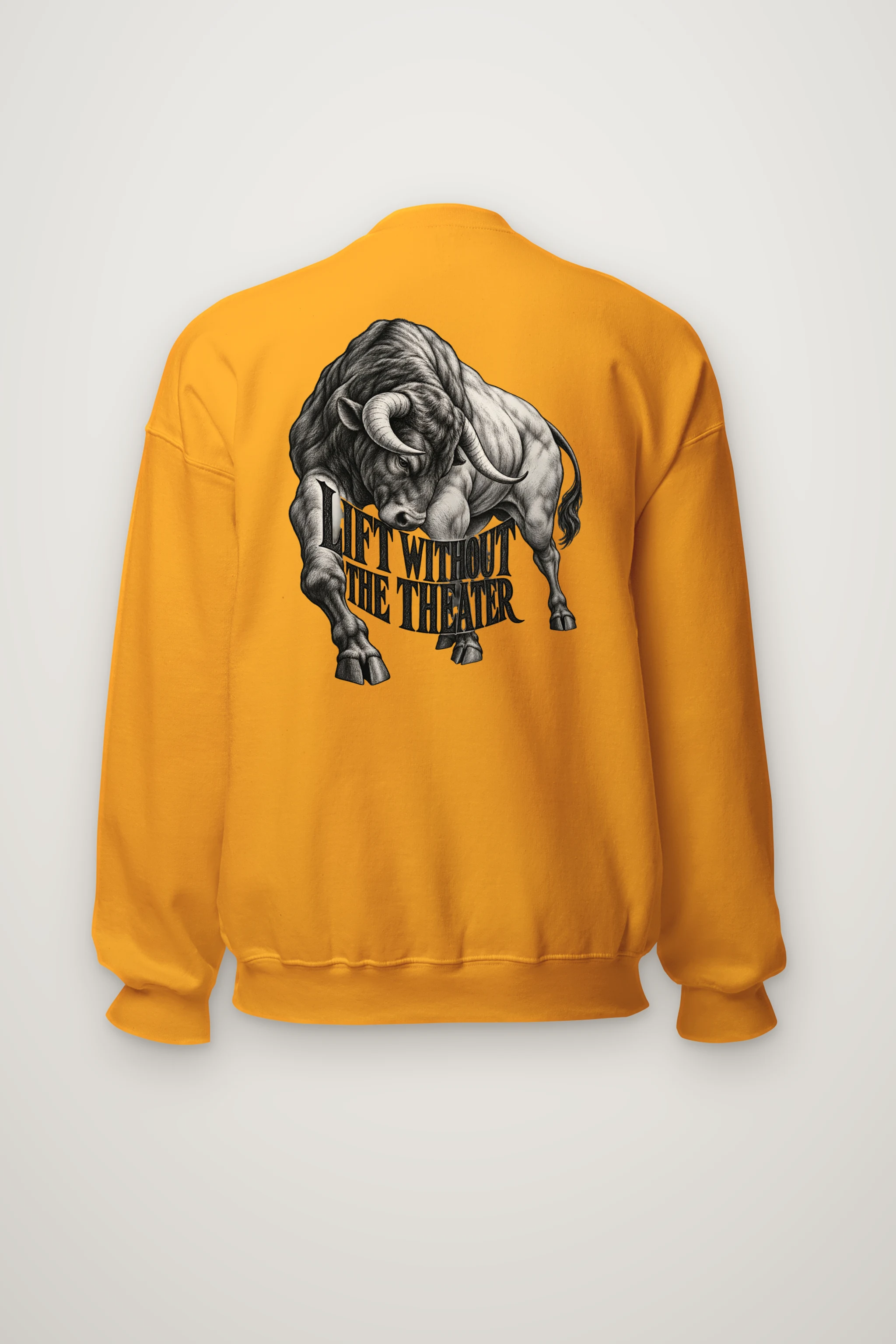 "Lift Without the Theater" Heavy Blend Unisex Crewneck Sweatshirt