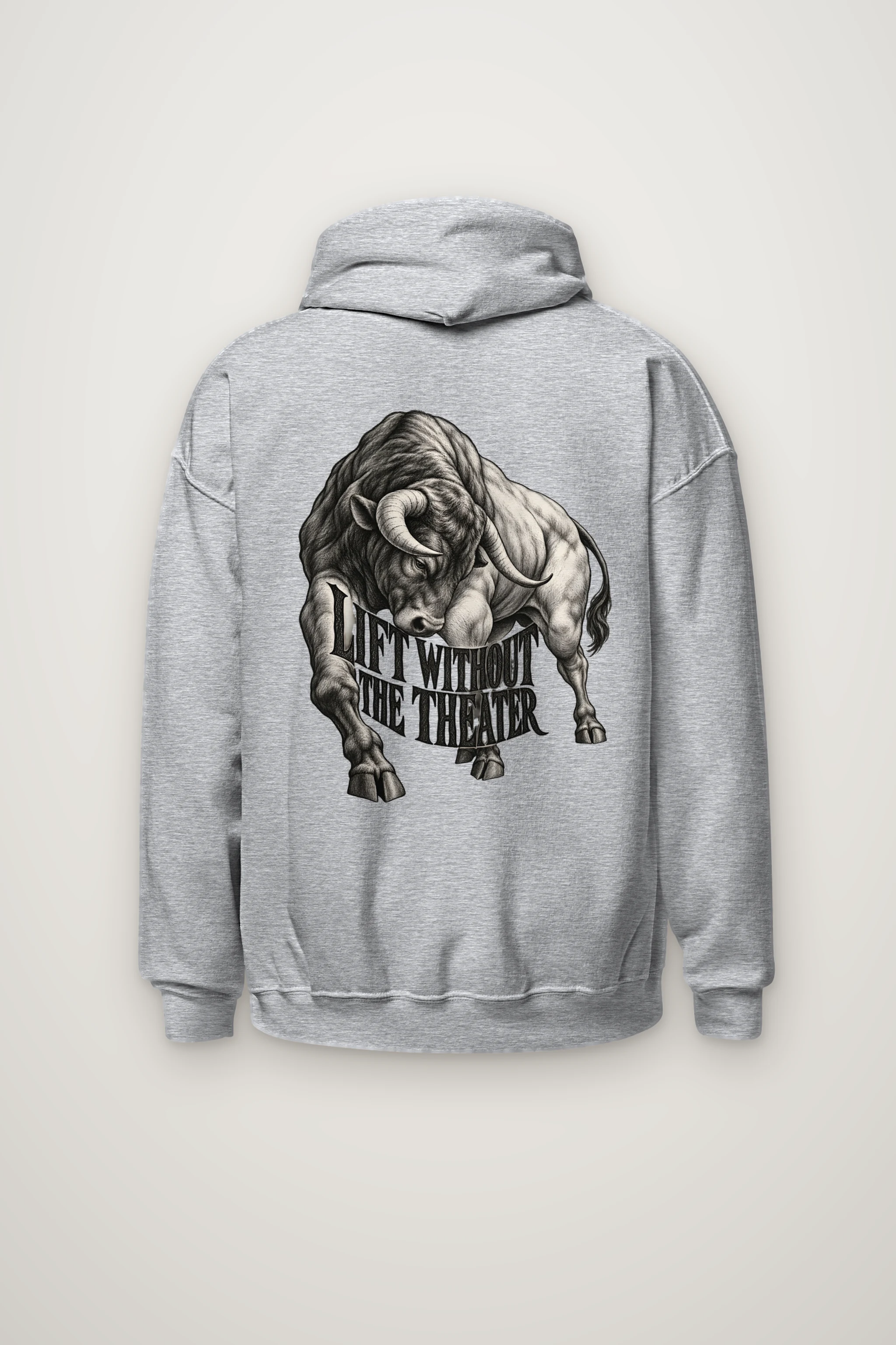 "Lift Without the Theater" Heavy Blend Unisex Pullover Hoodie