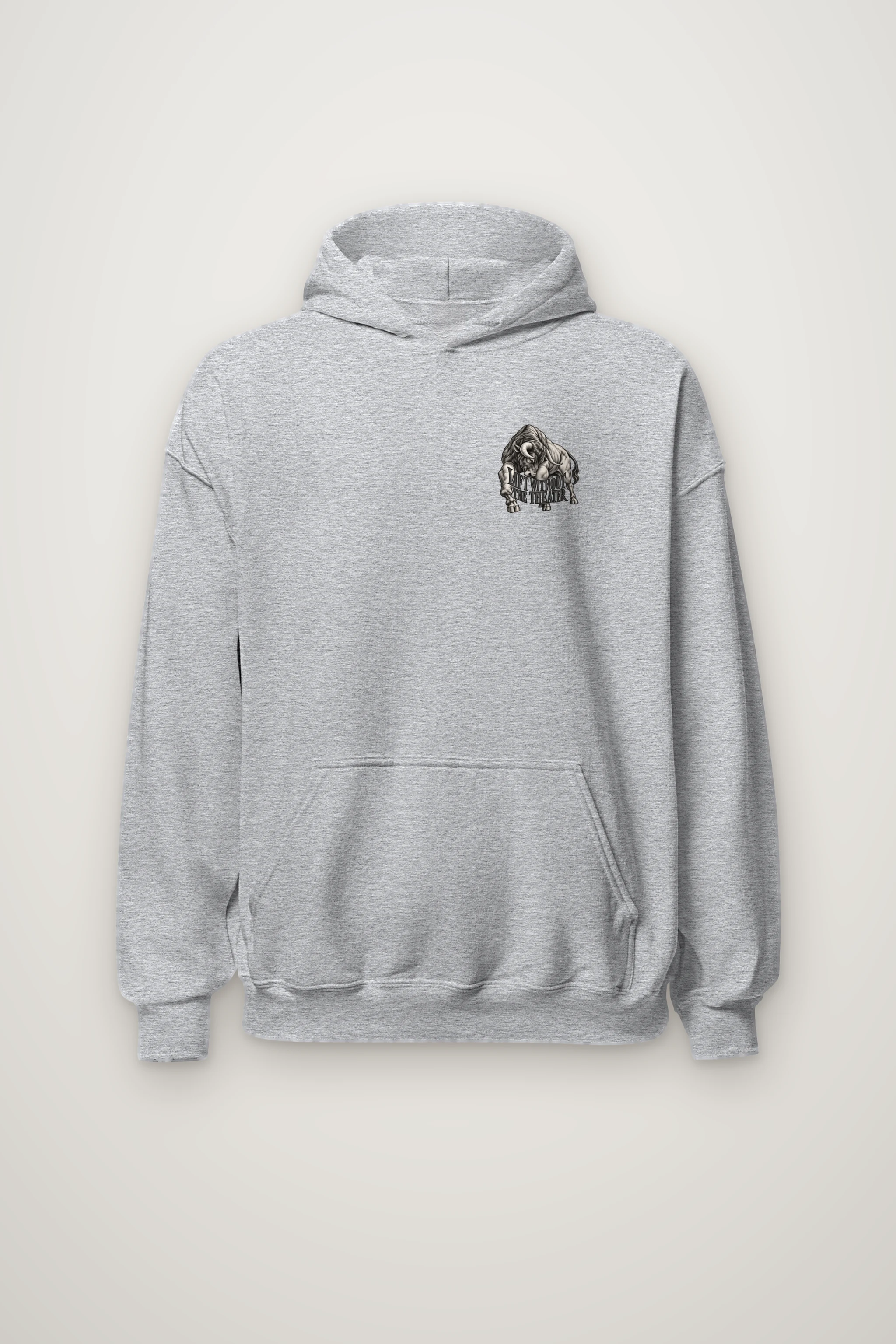 "Lift Without the Theater" Heavy Blend Unisex Pullover Hoodie
