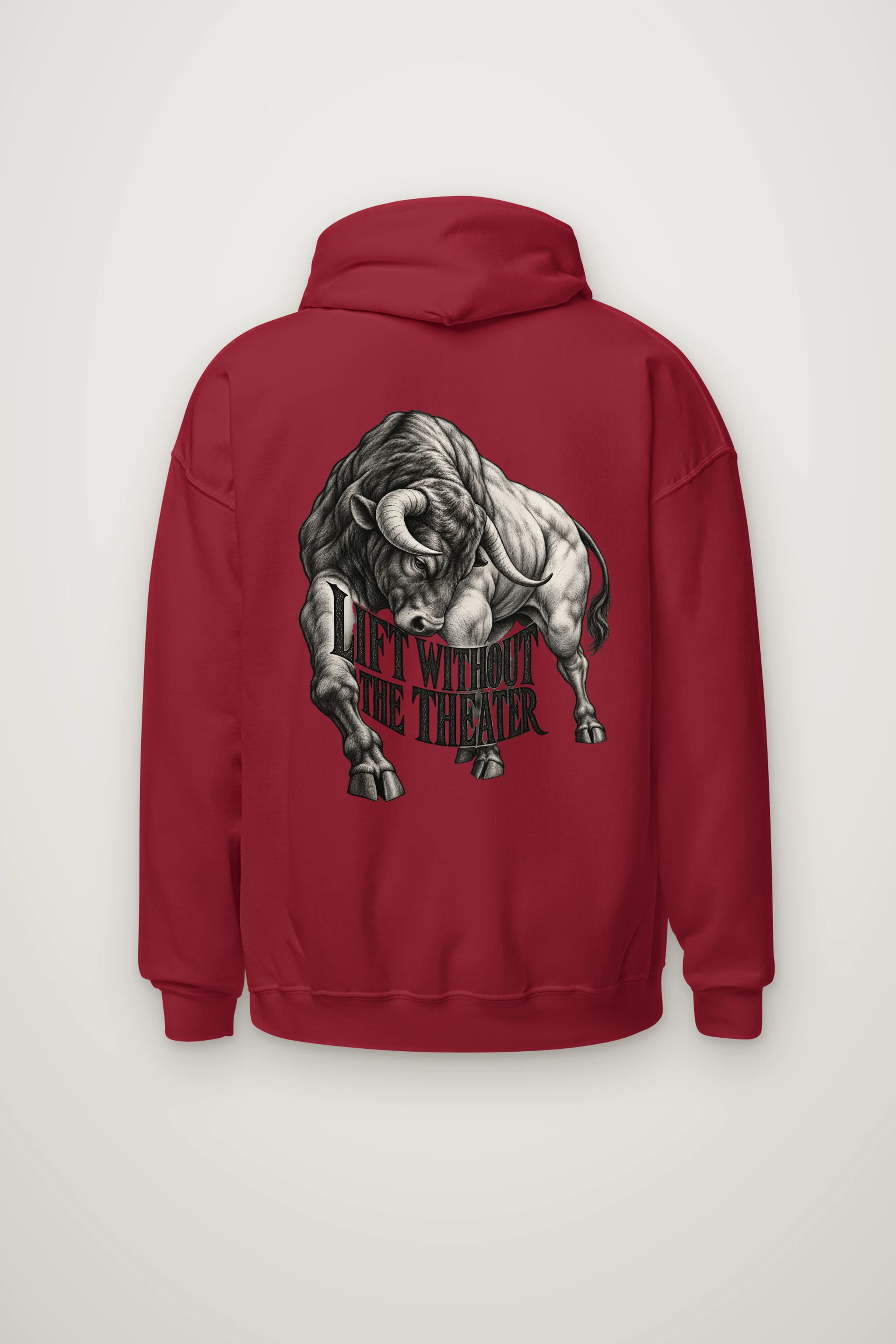 "Lift Without the Theater" Heavy Blend Unisex Pullover Hoodie