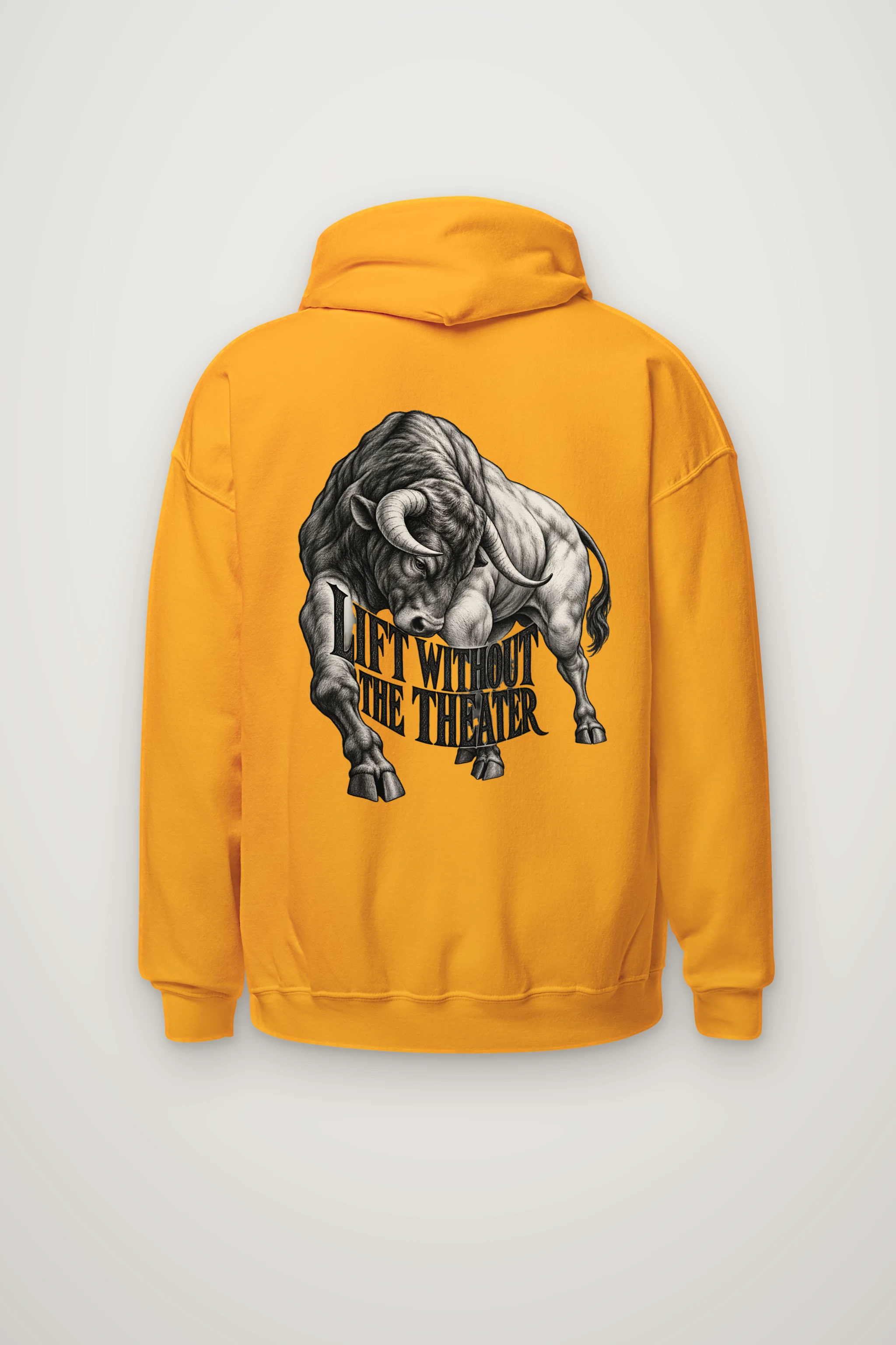 "Lift Without the Theater" Heavy Blend Unisex Pullover Hoodie