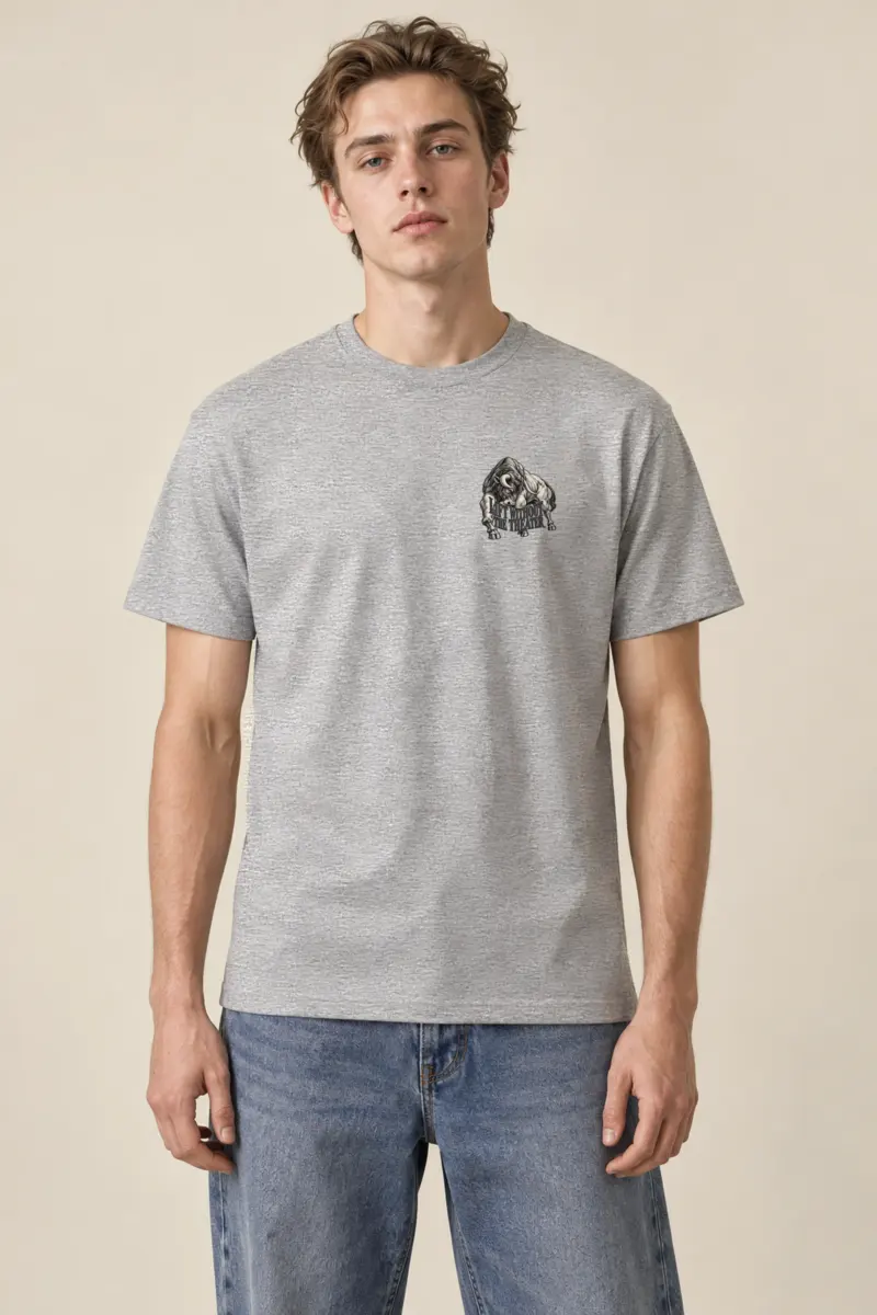 "Lift Without the Theater" Heavyweight Unisex Crewneck T-shirt