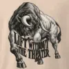 "Lift Without the Theater" Men's Oversized Heavyweight Crewneck T-Shirt