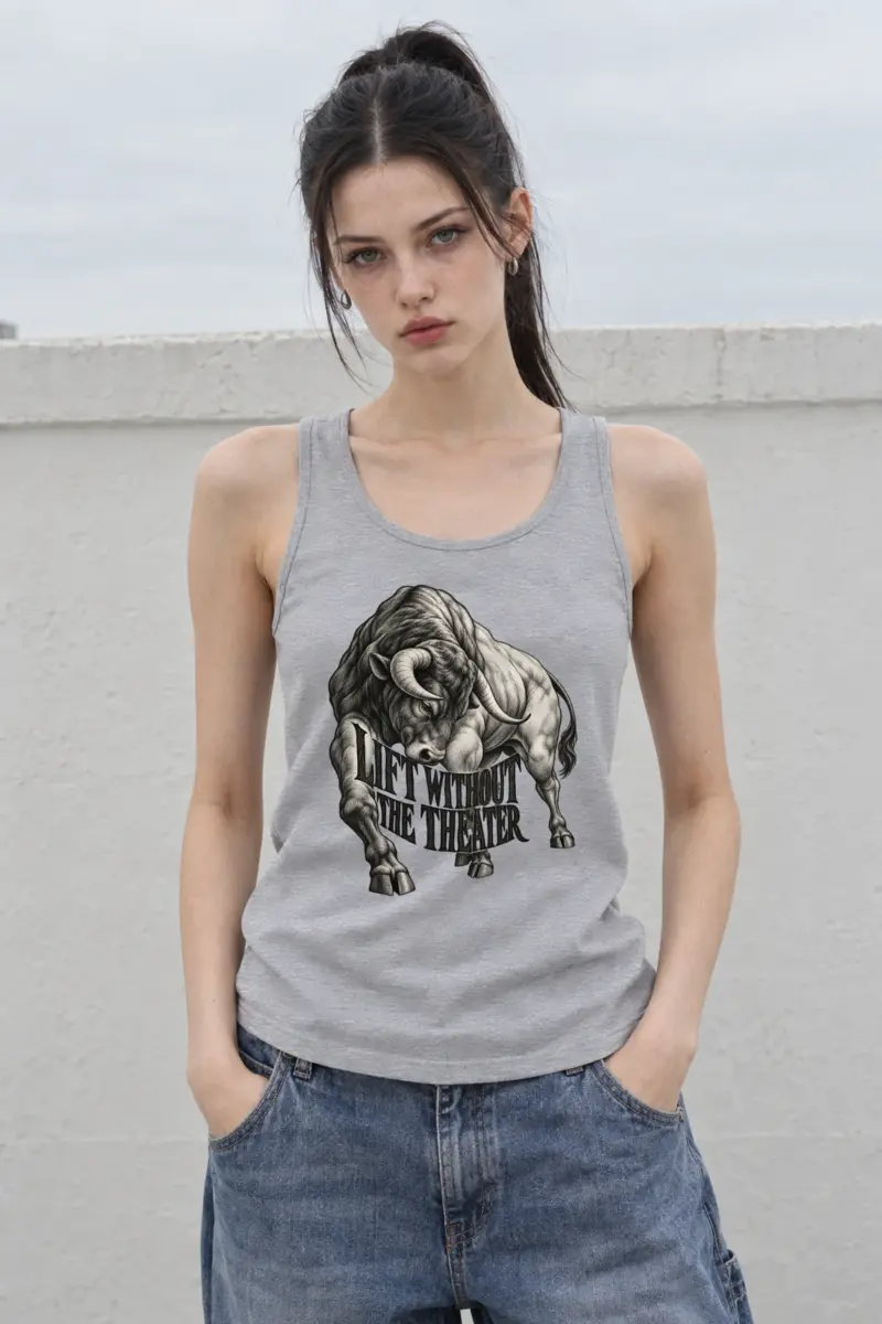 "Lift Without the Theater" Unisex Jersey Tank